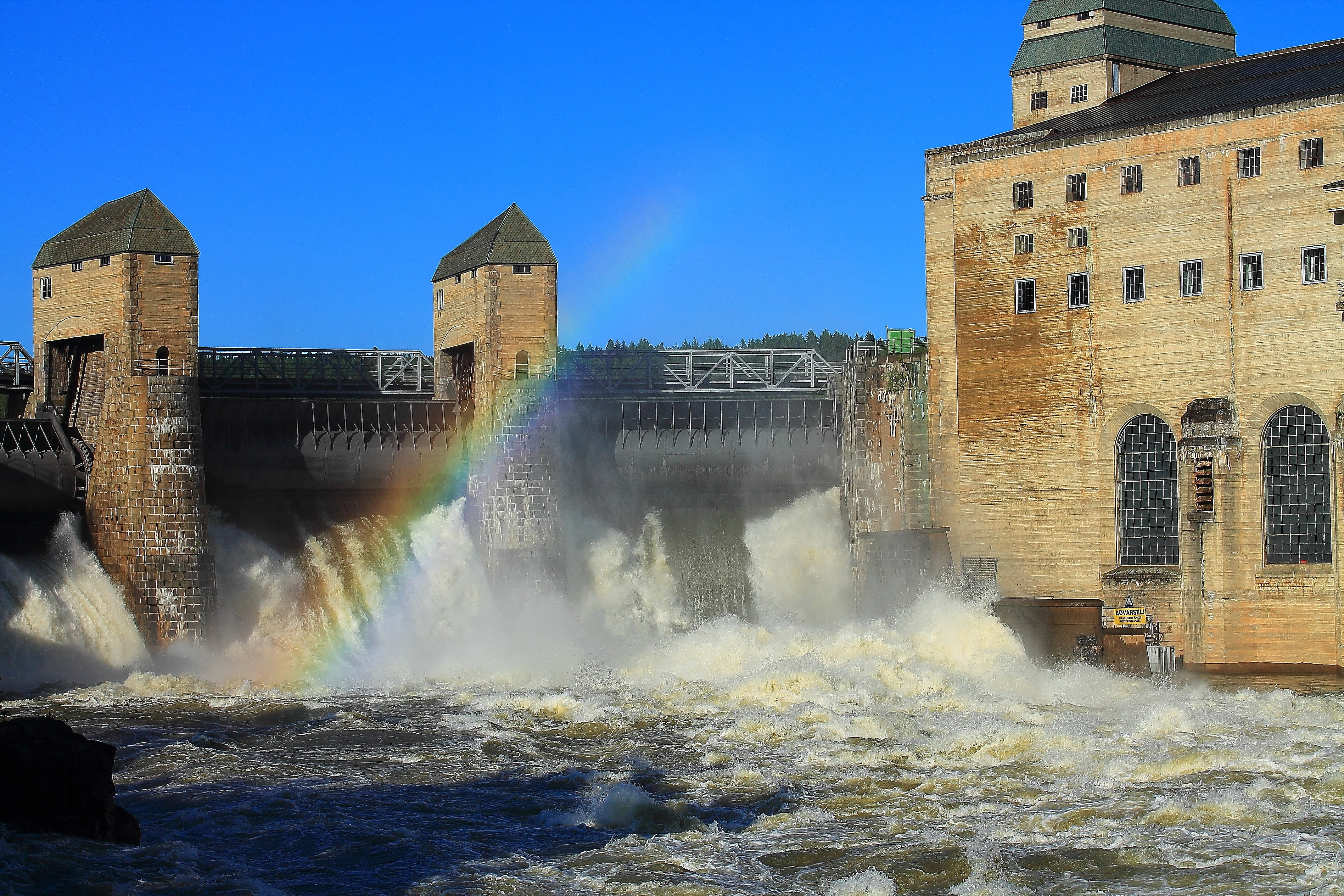 fossen, blurred motion, travel destinations, clear sky, natur, solberfoss, arbeid, splashing, waterfront, vår, sky, himmel, skyscraper, energi, plante, HD Wallpaper