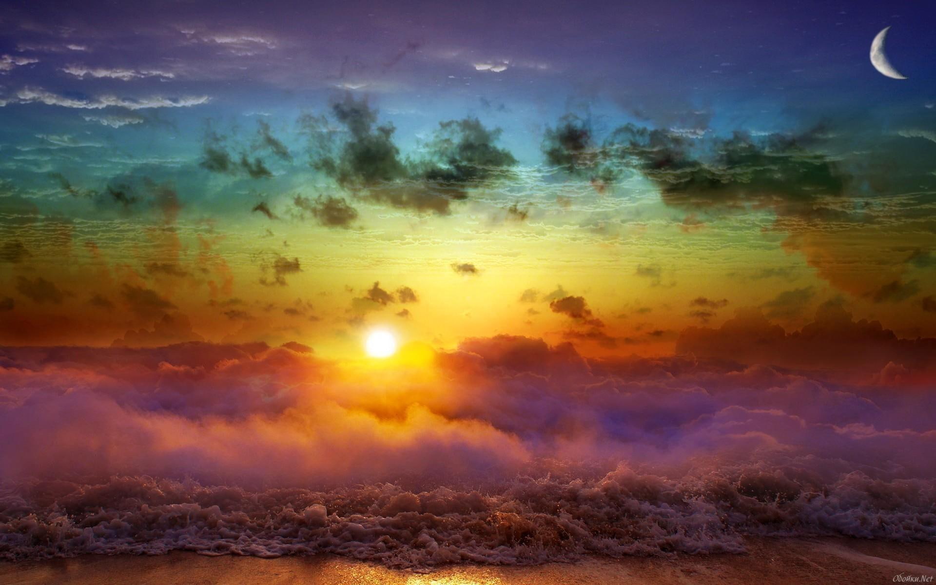 heaven, nature, nature and landscapes, 1080P, cloud, earth, ad, HD Wallpaper