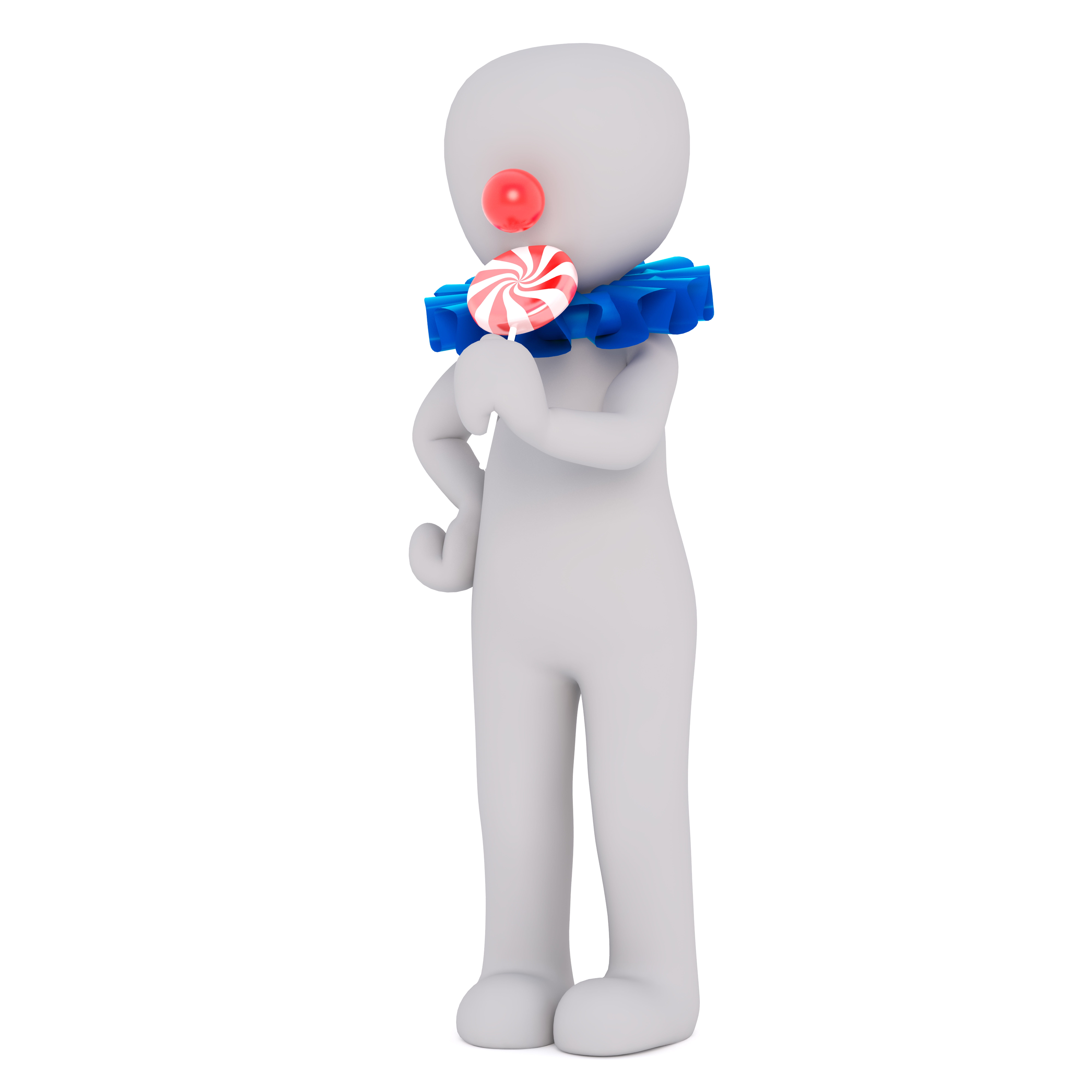 human representation, representation, blue, white background, holding, male likeness, illustration, white, rear view, clown, full length, Model, Males, Phone HD Wallpaper