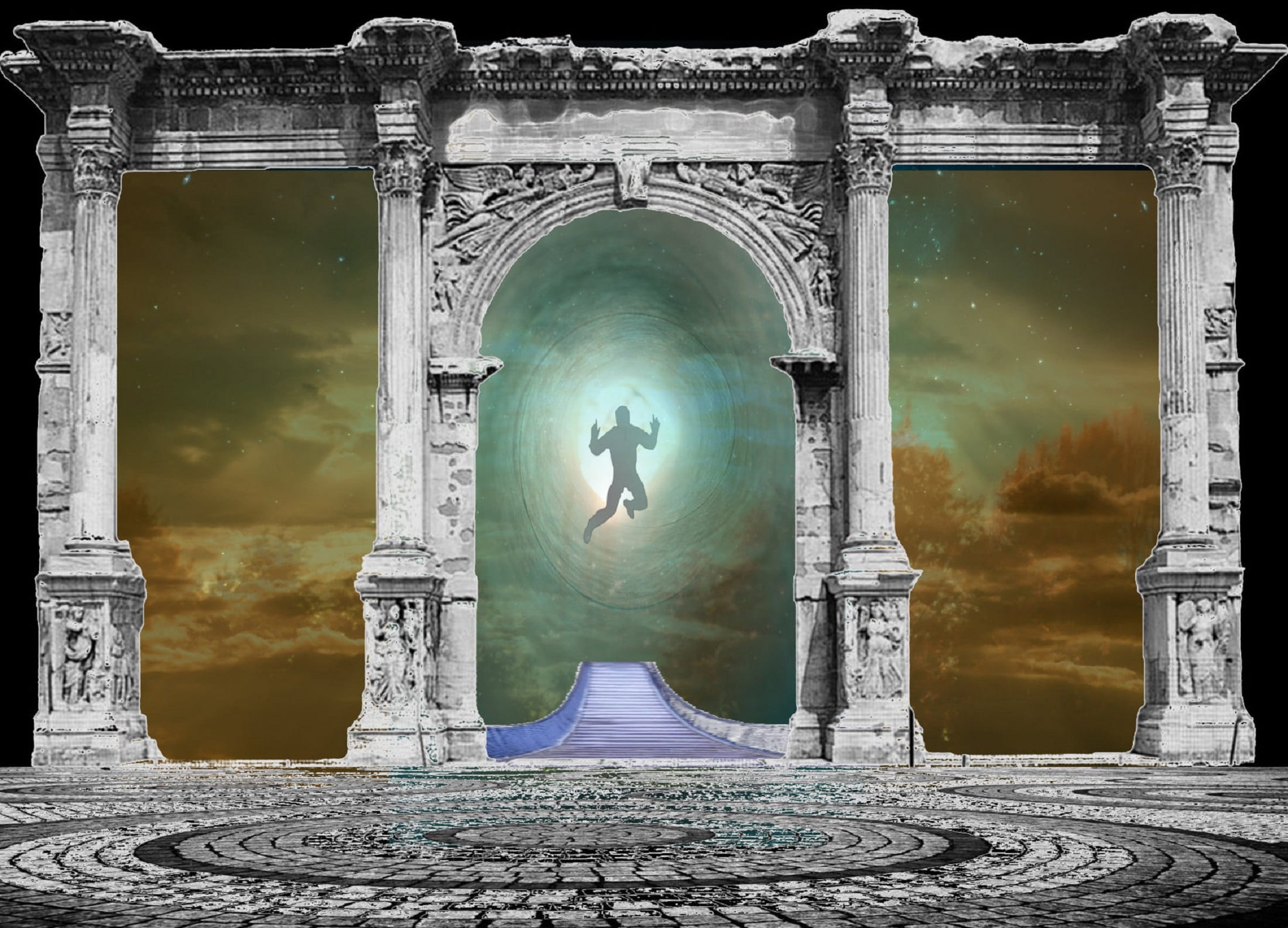 the past, religion, human, life eternal, beyond, old ruin, mystical, architecture, art and craft, building exterior, day, built structure, believe, end, HD Wallpaper