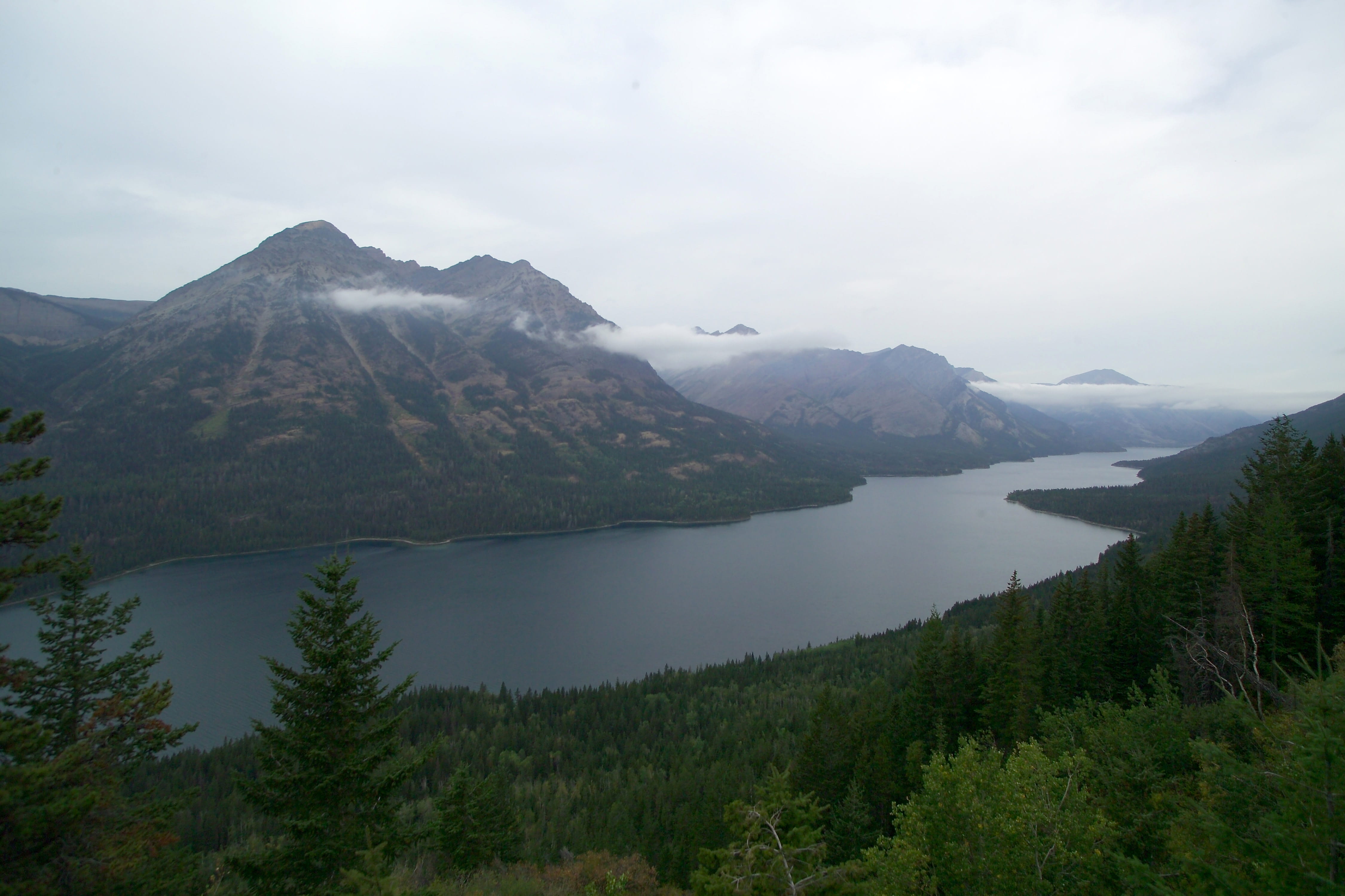 outdoors, haunt, Landscape, Glacier National Park, river, nature, water, public domain, scenics, non-urban scene, Goat Haunt, around, national, landscapes, HD Wallpaper