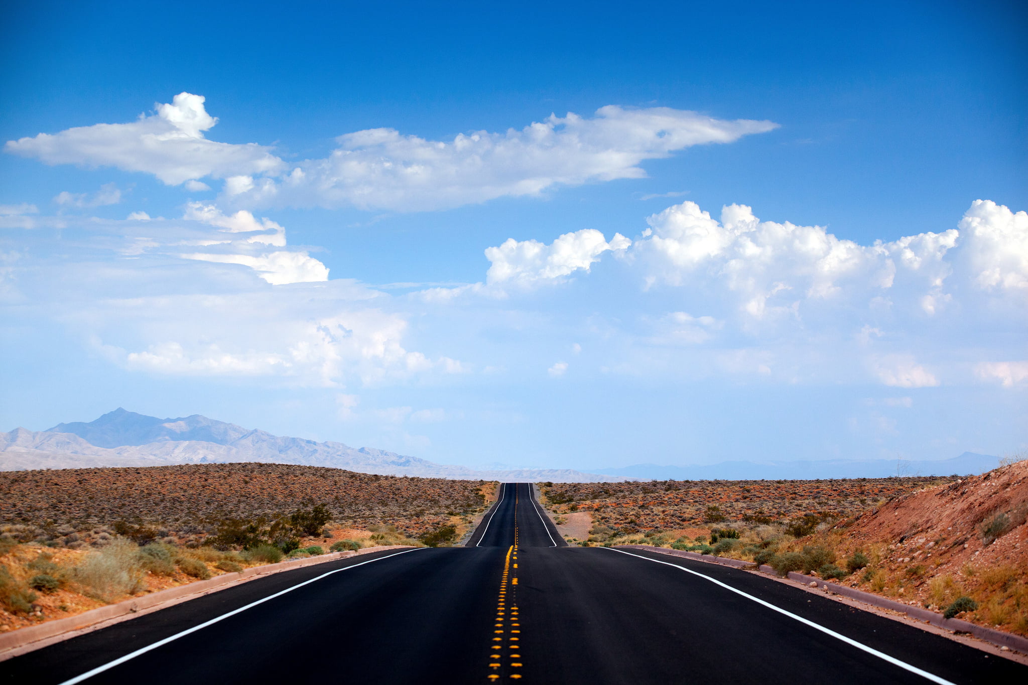 journey, diminishing perspective, dry, 1080P, remote, road marking, highway, scenics - nature, no People, transportation, the Americas, symbol, extreme Terrain, HD Wallpaper