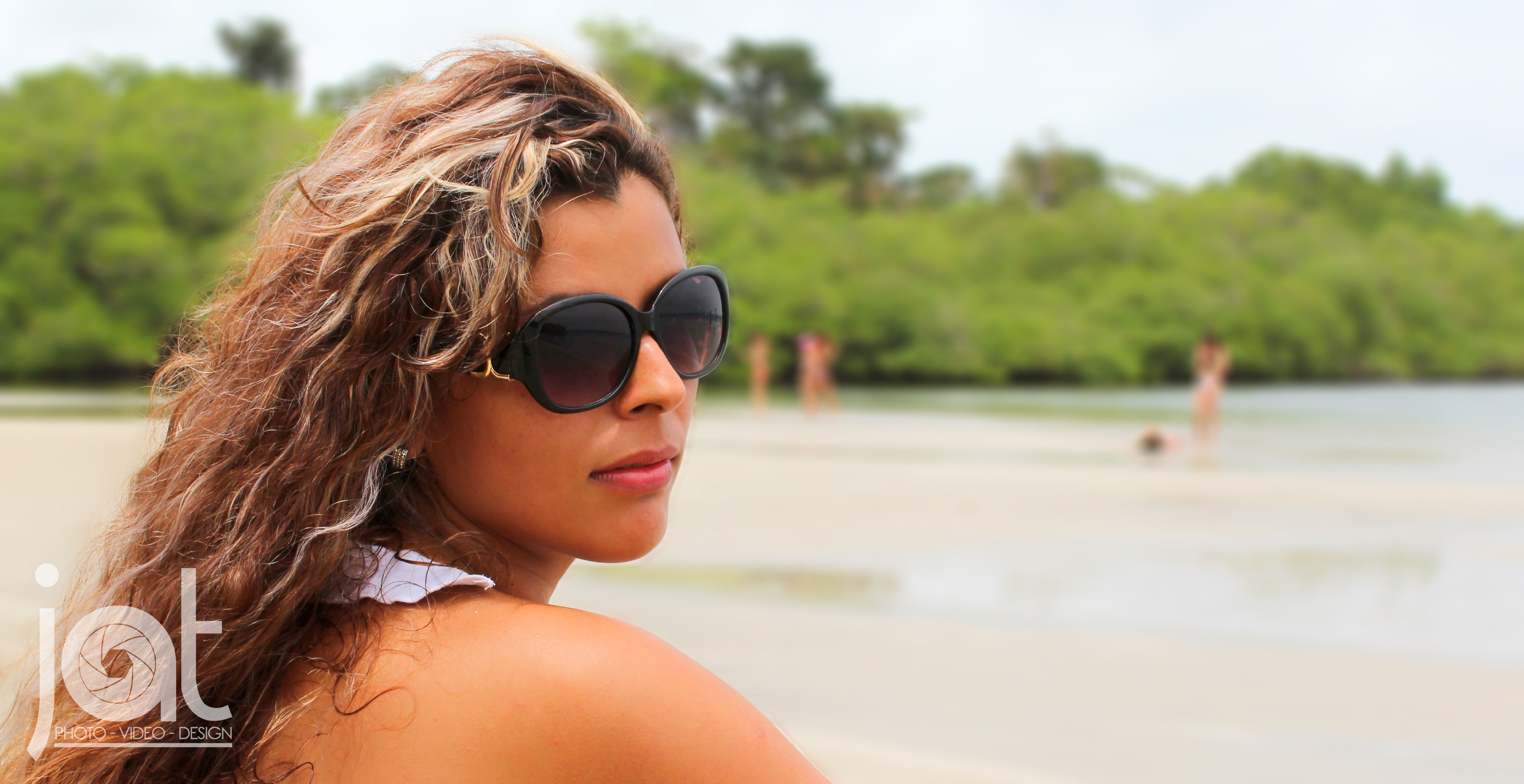face, Bocas Town, Bocas del Toro, Panama, 4K, women, model, beach, HD Wallpaper
