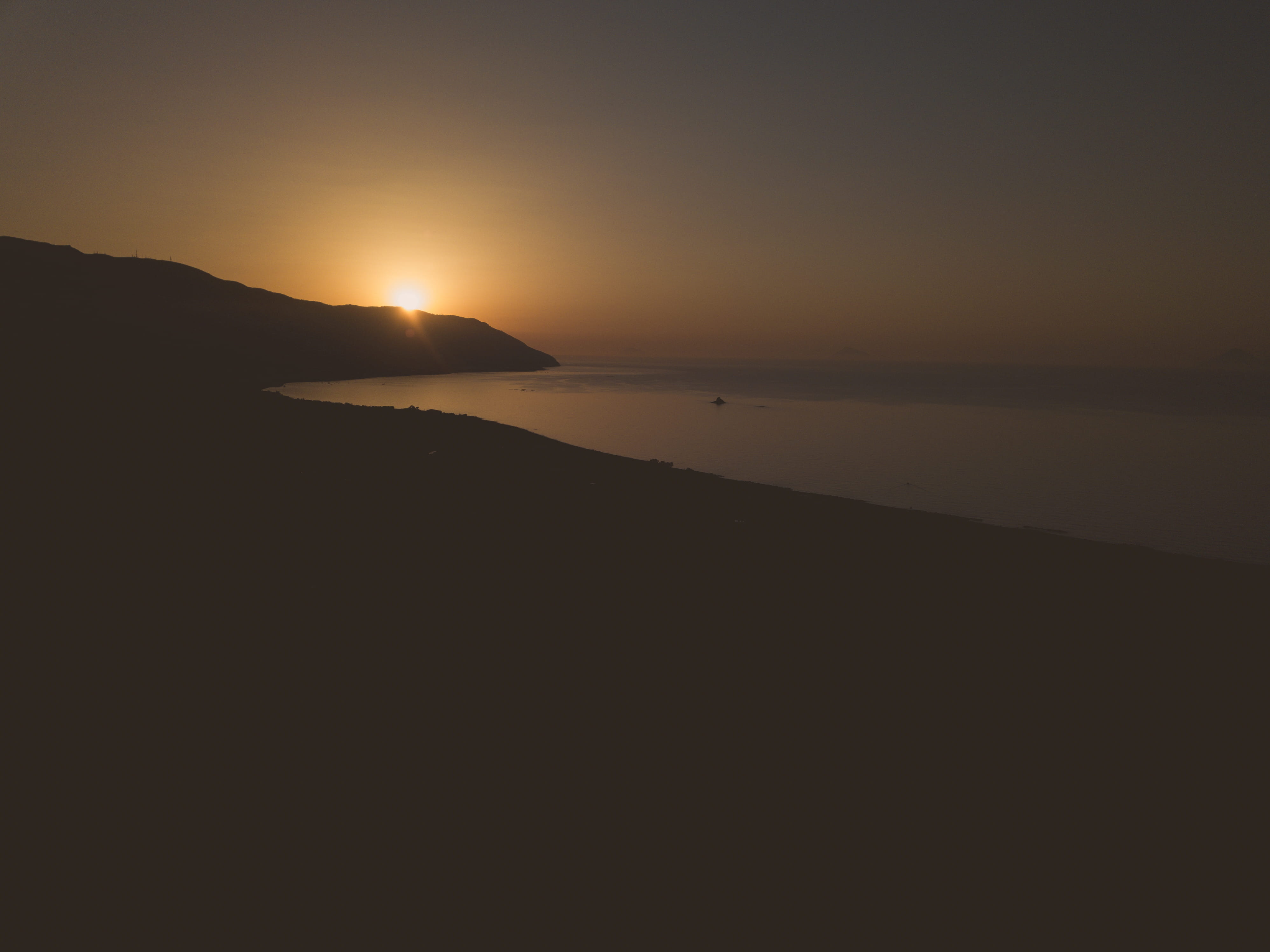 fly, from where i drone, dji mavic, non-urban scene, scenics - nature, silhouette, tranquility, best capture, sun, drone, flares, screensaver, sea, birthday, HD Wallpaper