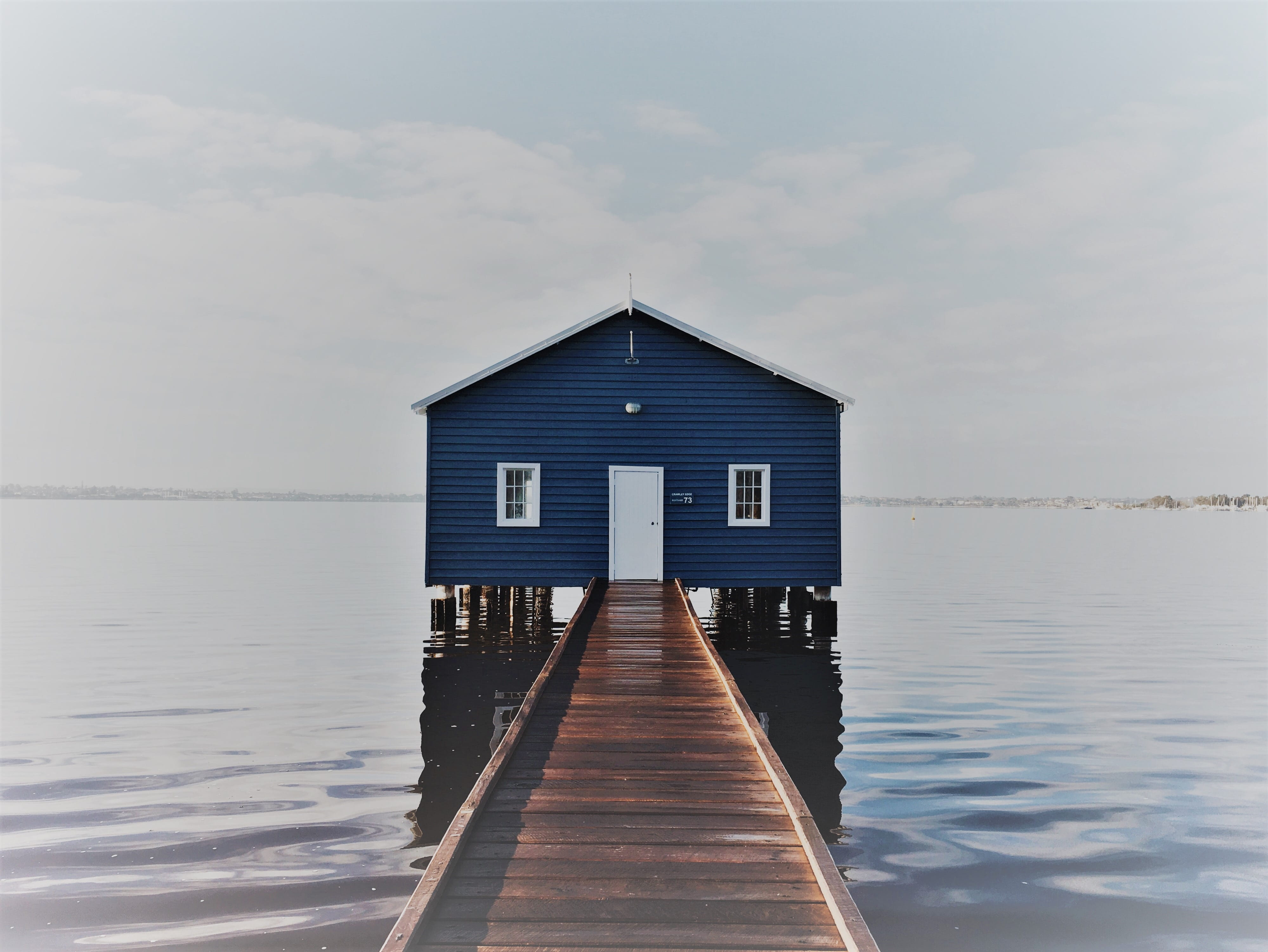 architecture, River, built structure, sea, the way forward, building, beauty in nature, Perth, building exterior, dock, sky, blue, jetty, nature, Swan River, HD Wallpaper