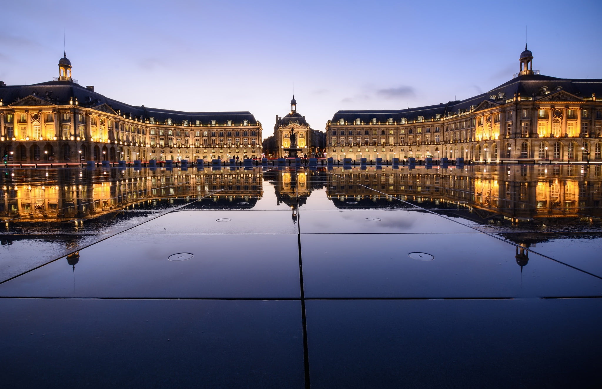the city, architecture, 1080P, Place de la bourse Bordeaux, HD Wallpaper
