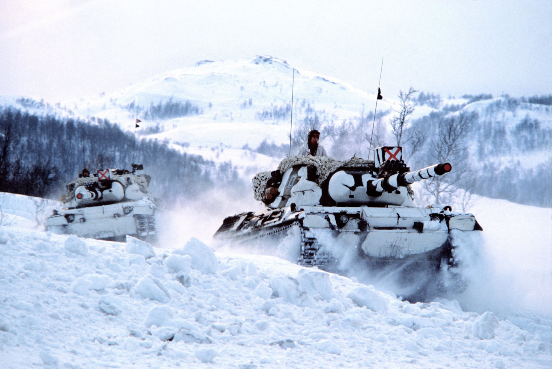 Leopard 1, Winter, Snow, Tanks, Tank, 1080P, HD Wallpaper