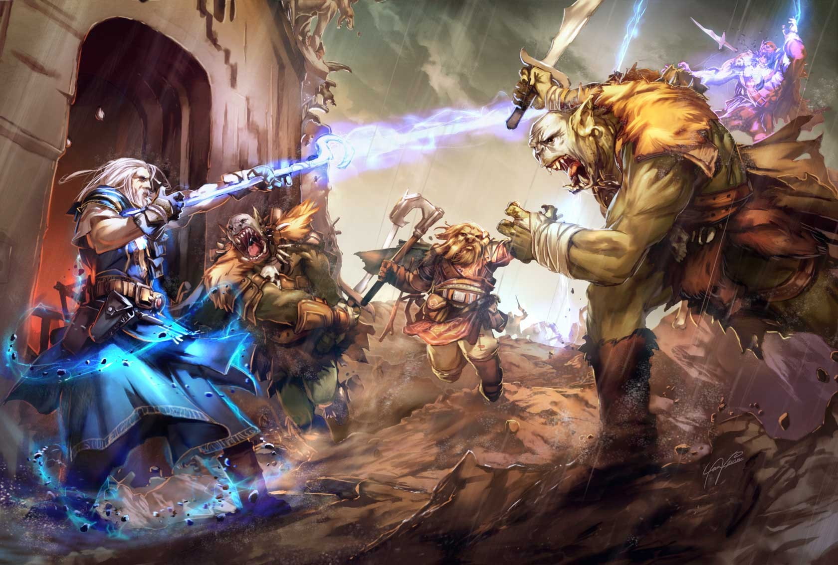 RPG, 720P, artwork, digital art, Pathfinder, HD Wallpaper