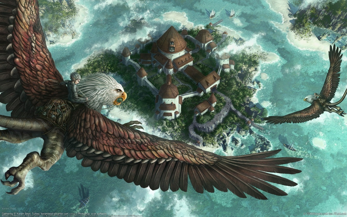 fantasy art, Archeage, island, artwork, RPG, Pathfinder, 720P, HD Wallpaper