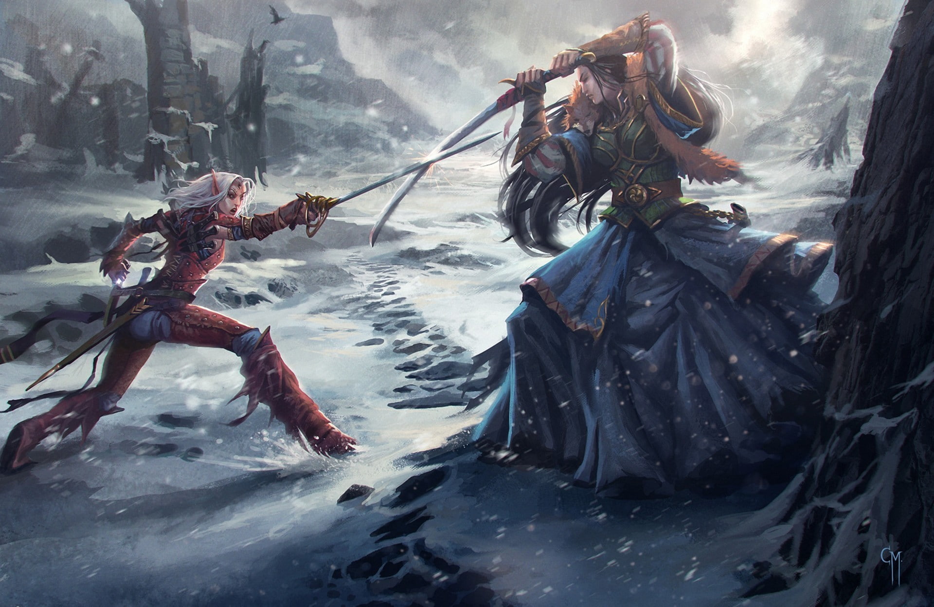 fantasy art, Pathfinder, Merisiel, 1080P, artwork, HD Wallpaper