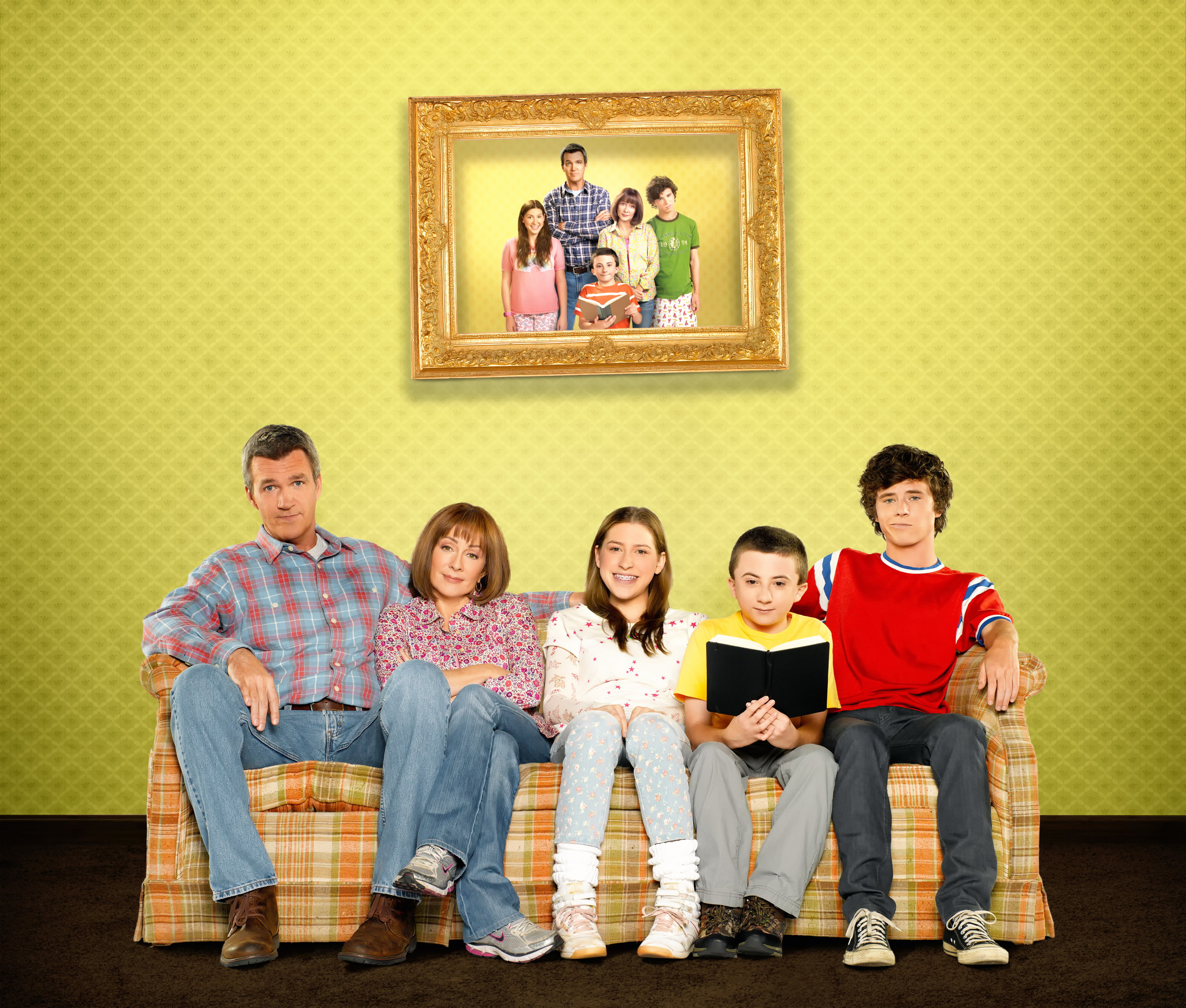 It could be worse, the series, 2K, Patricia Heaton, Charlie McDermott, The Middle, Eden Sher, Atticus Shaffer, Neil Flynn, Comedy, HD Wallpaper