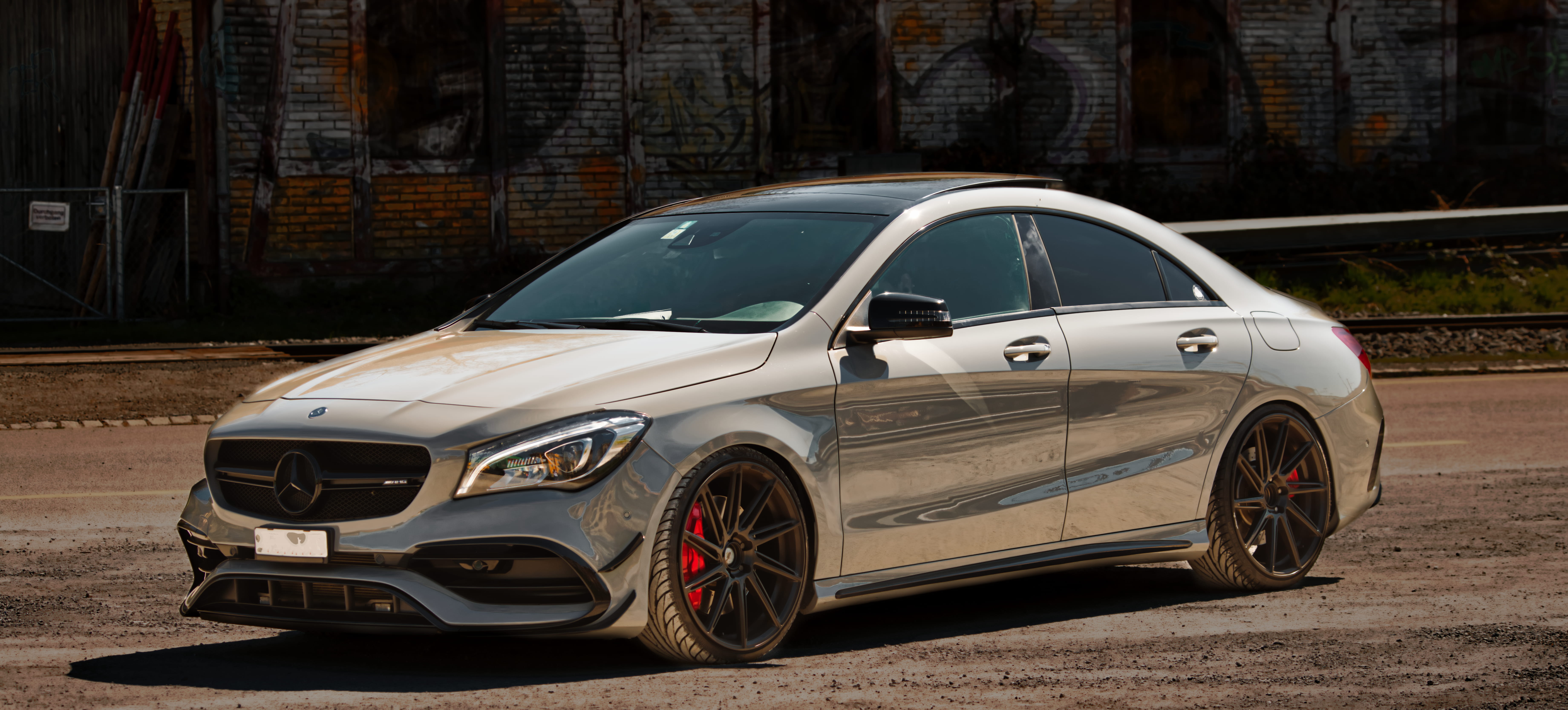 land vehicle, architecture, amg power, transportation, sedan, no people, sports car, street, vintage car, coupe, spoke, built structure, wheel, stationary, HD Wallpaper