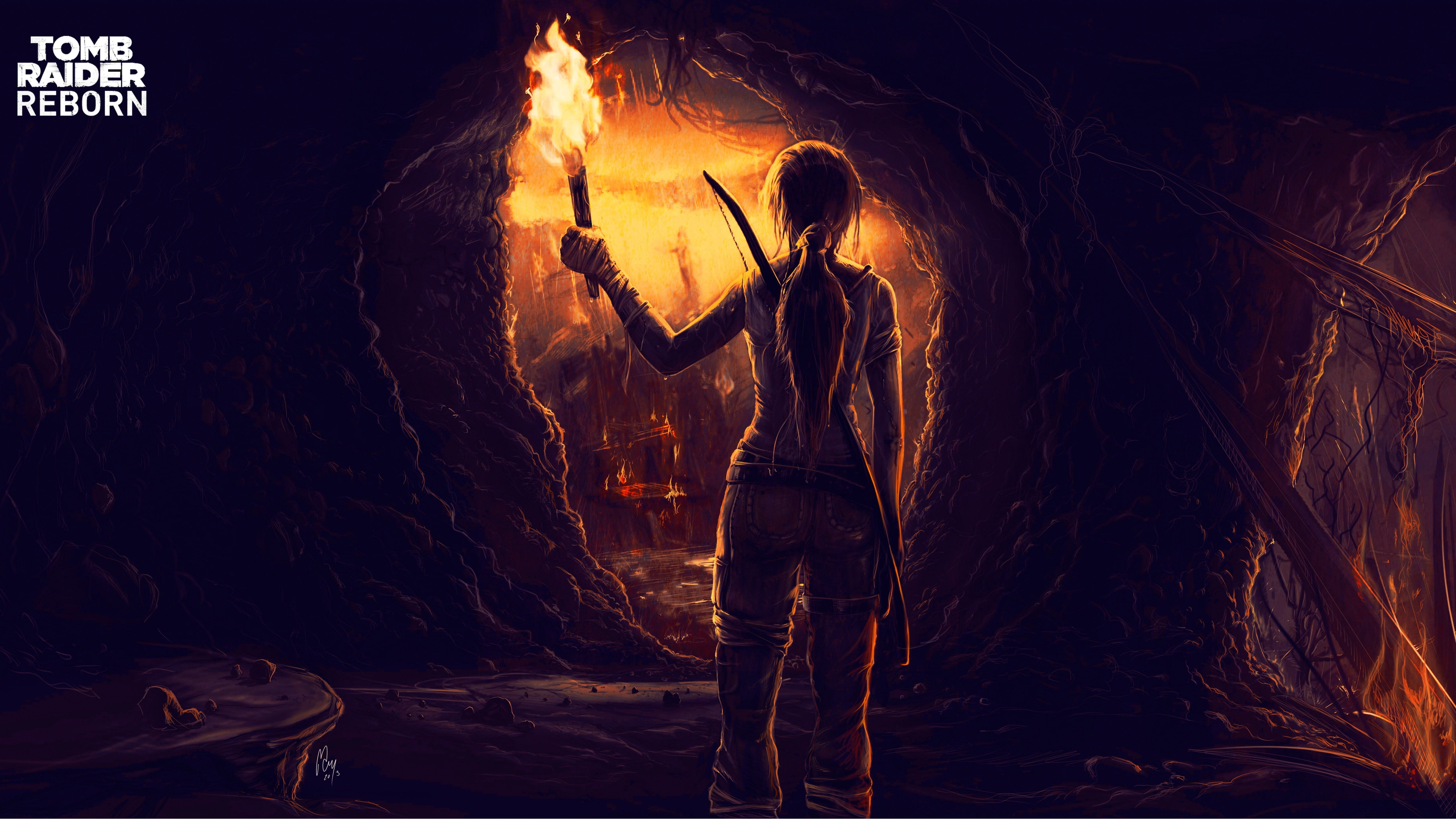 Lara Croft, Rise of the Tomb Raider 20 Year Celebration Edition, Best Games, PC, 5K, HD Wallpaper