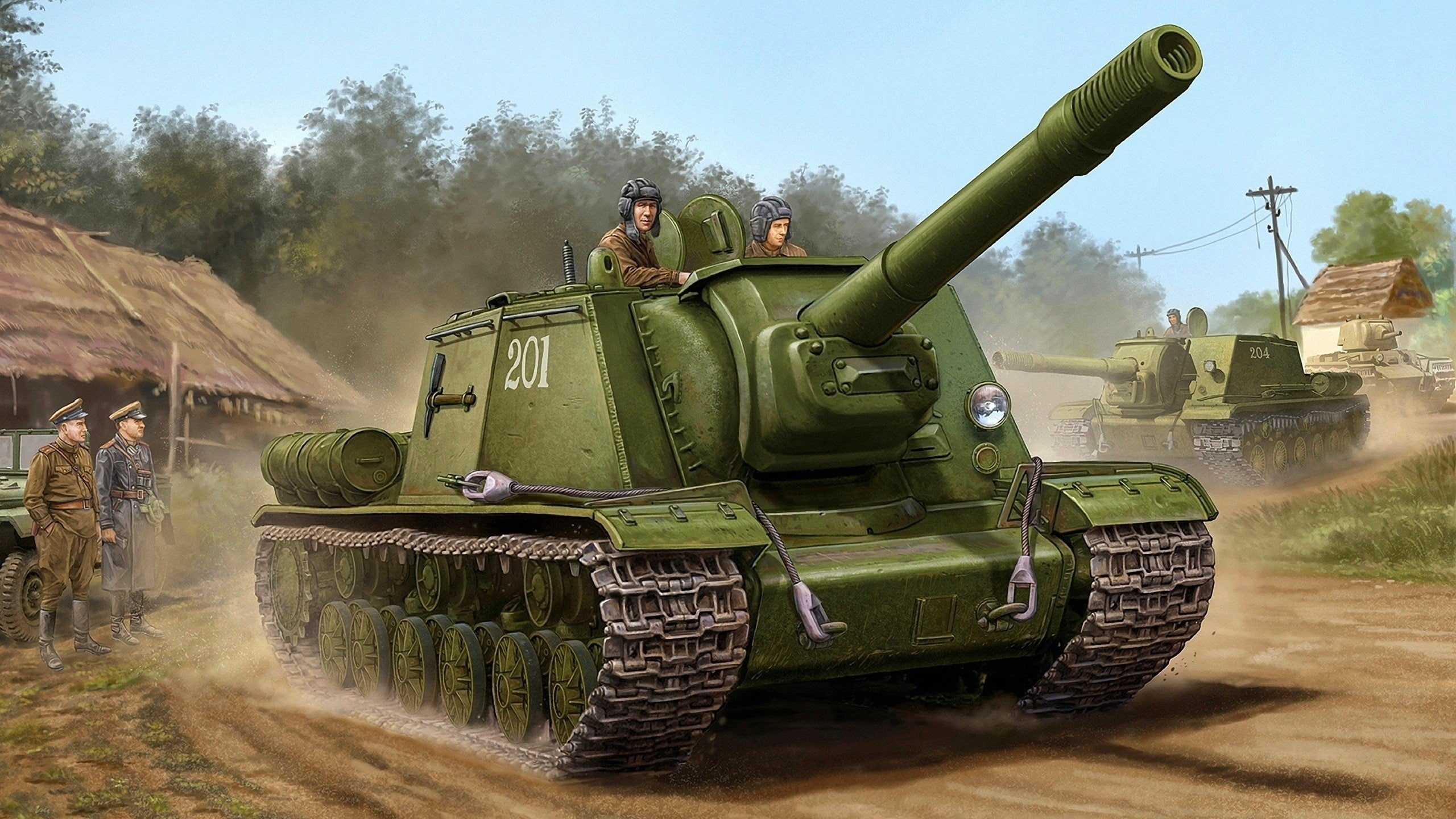 armored tank, tree, weapon, armed forces, nature, outdoors, land, transportation, aggression, history, dust, conflict, mode of transportation, government, HD Wallpaper