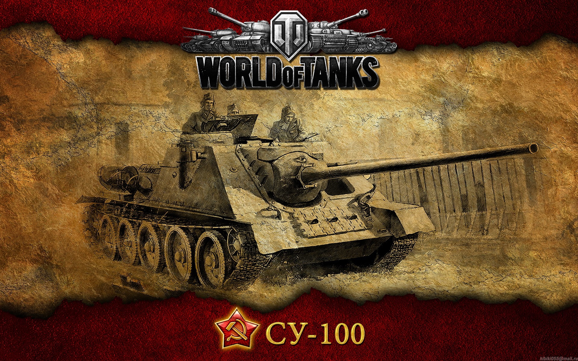 World of tanks, fighting, still life, Su-100, text, the past, architecture, communication, war, metal, Pt-acs, gun, weapon, Tank, history, Ussr, sign, no people, HD Wallpaper