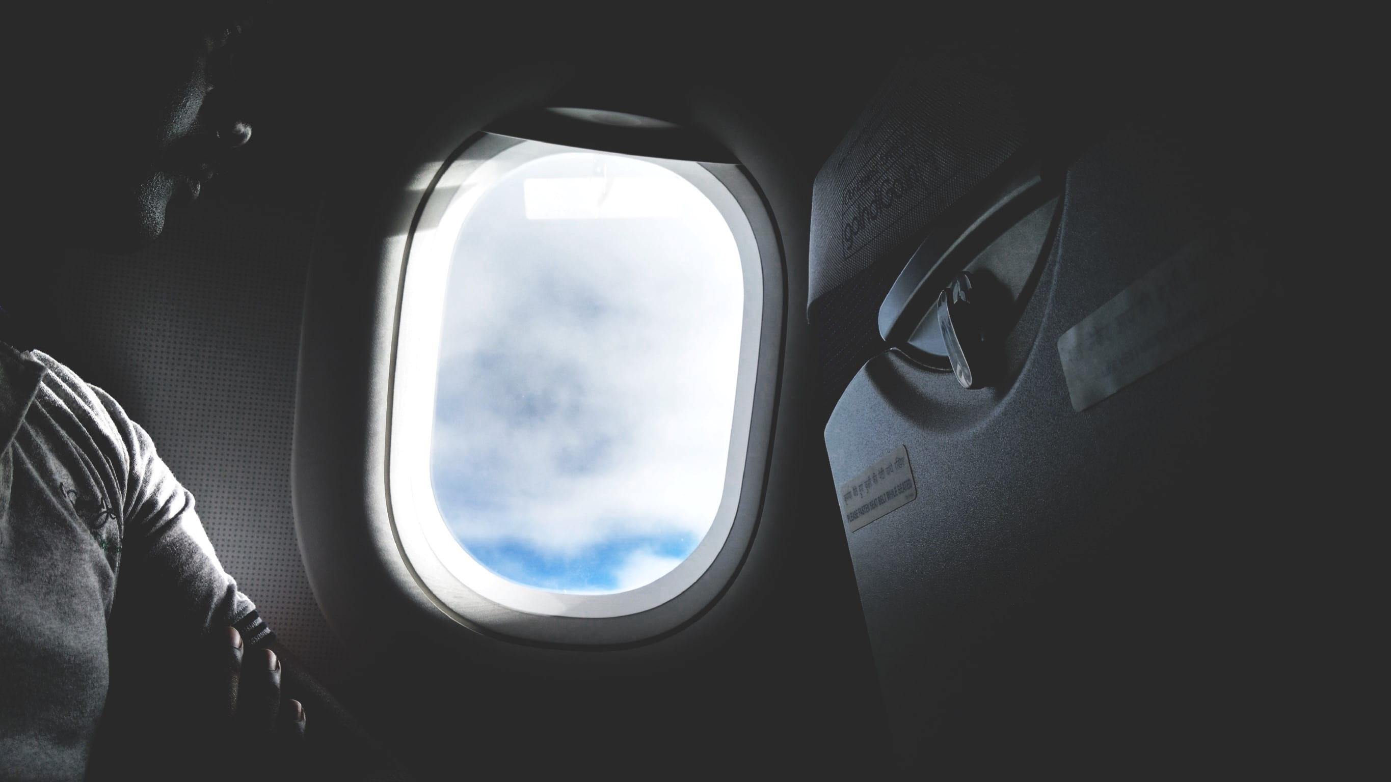 indoors, opened, one person, glass, human body part, nature, window, transportation, flying, men, vehicle interior, transportation system, person, mode of transportation, HD Wallpaper