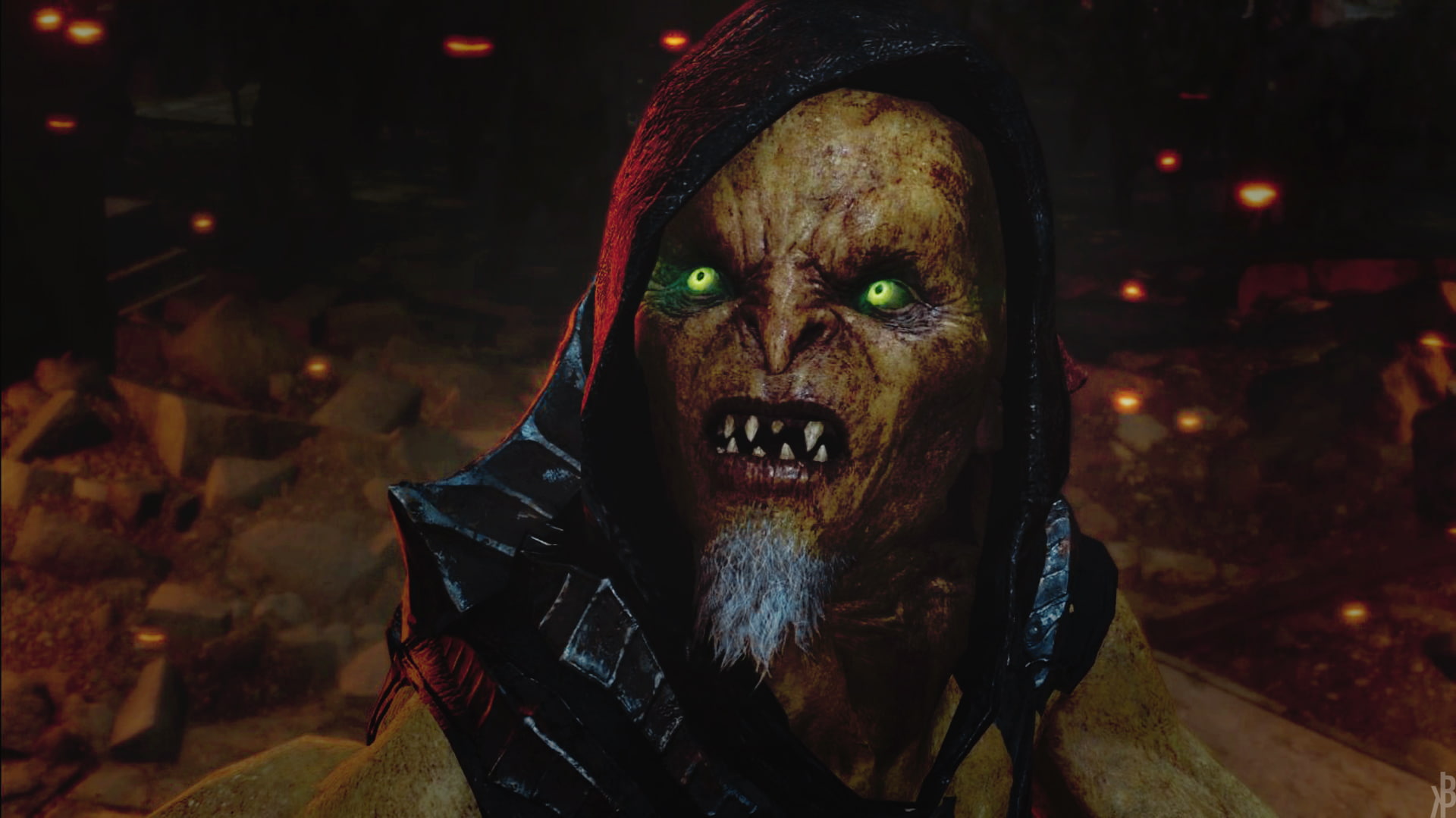 celebration, front view, looking at camera, real people, focus on foreground, males, portrait, Middle-earth, night, looking, fear, headshot, Middle-Earth: Shadow of War, HD Wallpaper