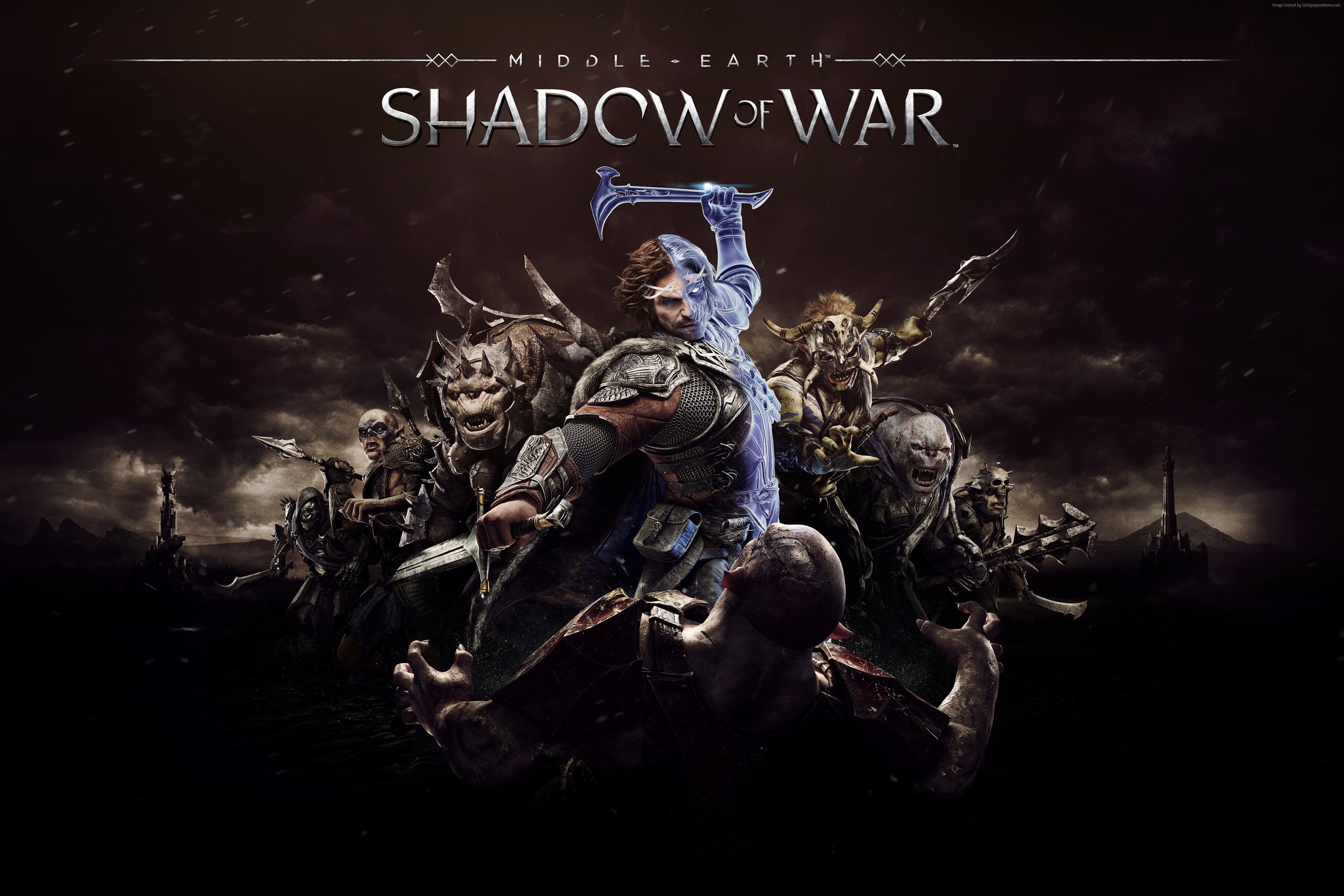 communication, poster, architecture, nature, cloud - sky, full length, Middle-earth: Shadow of War, representation, western script, government, art and craft, HD Wallpaper