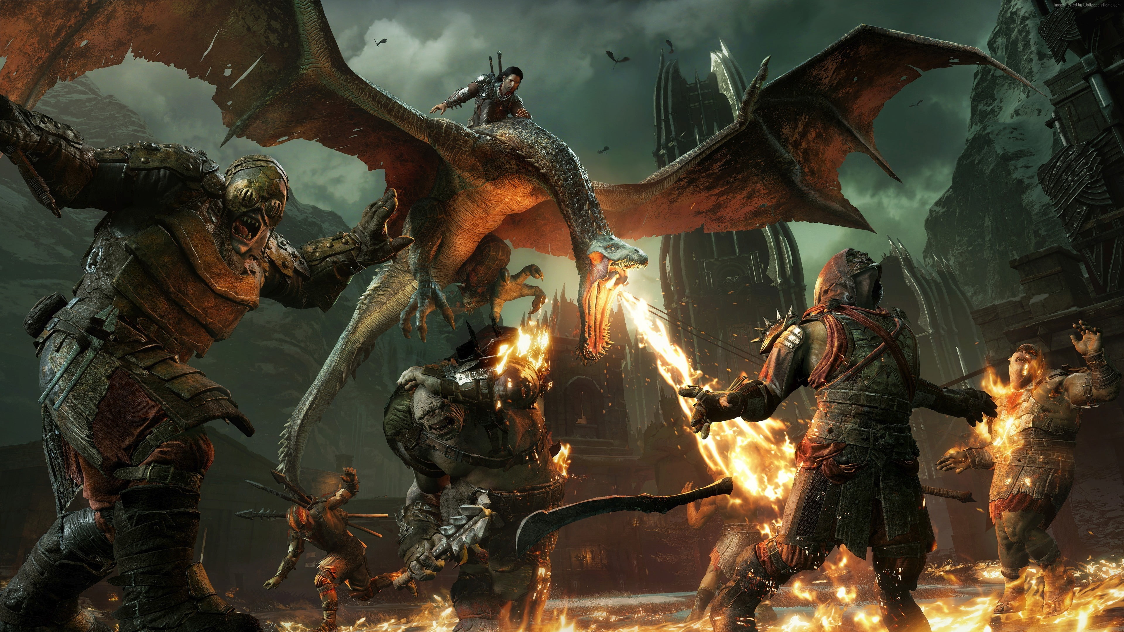 E3 2017, Middle-earth: Shadow of War, screenshot, 4k, 4K, HD Wallpaper
