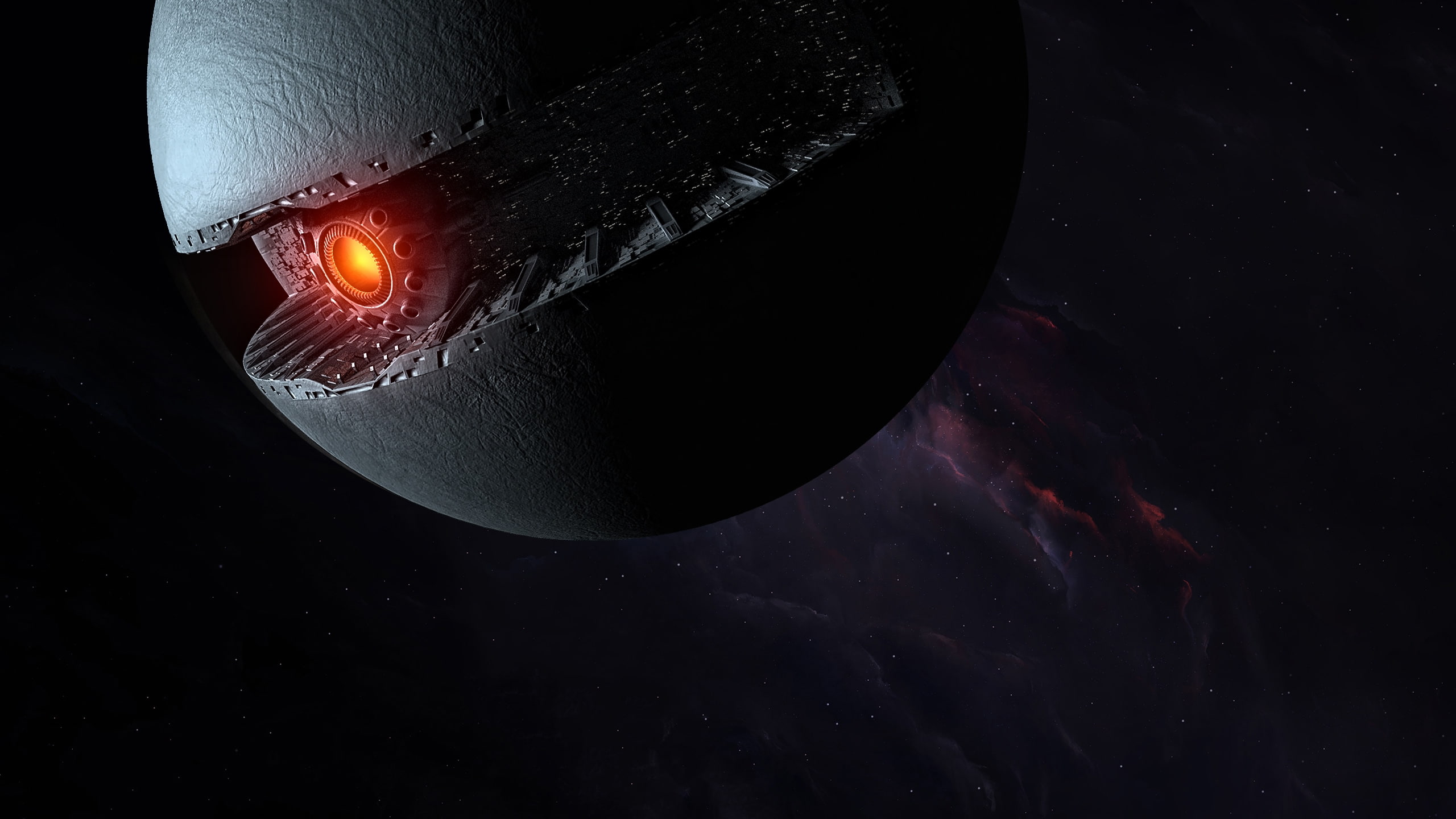 Starkiller Base, intergalactic, 2K, HD, round, Star Wars: The Force Awakens, device, HD Wallpaper