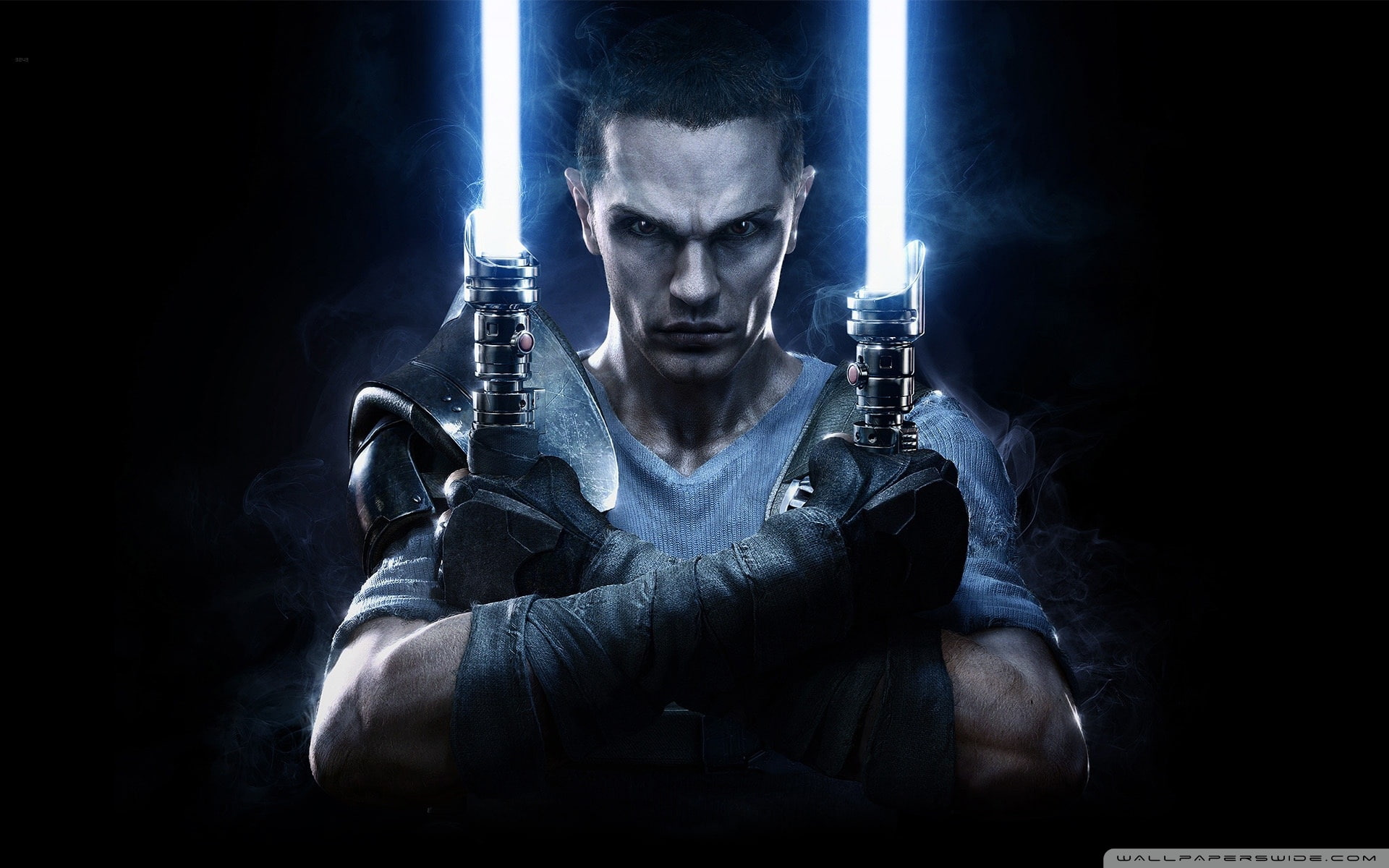 HD, games, wars, star, Starkiller, video, force, Star Wars, art, sword, Lazer, 1080P, HD Wallpaper