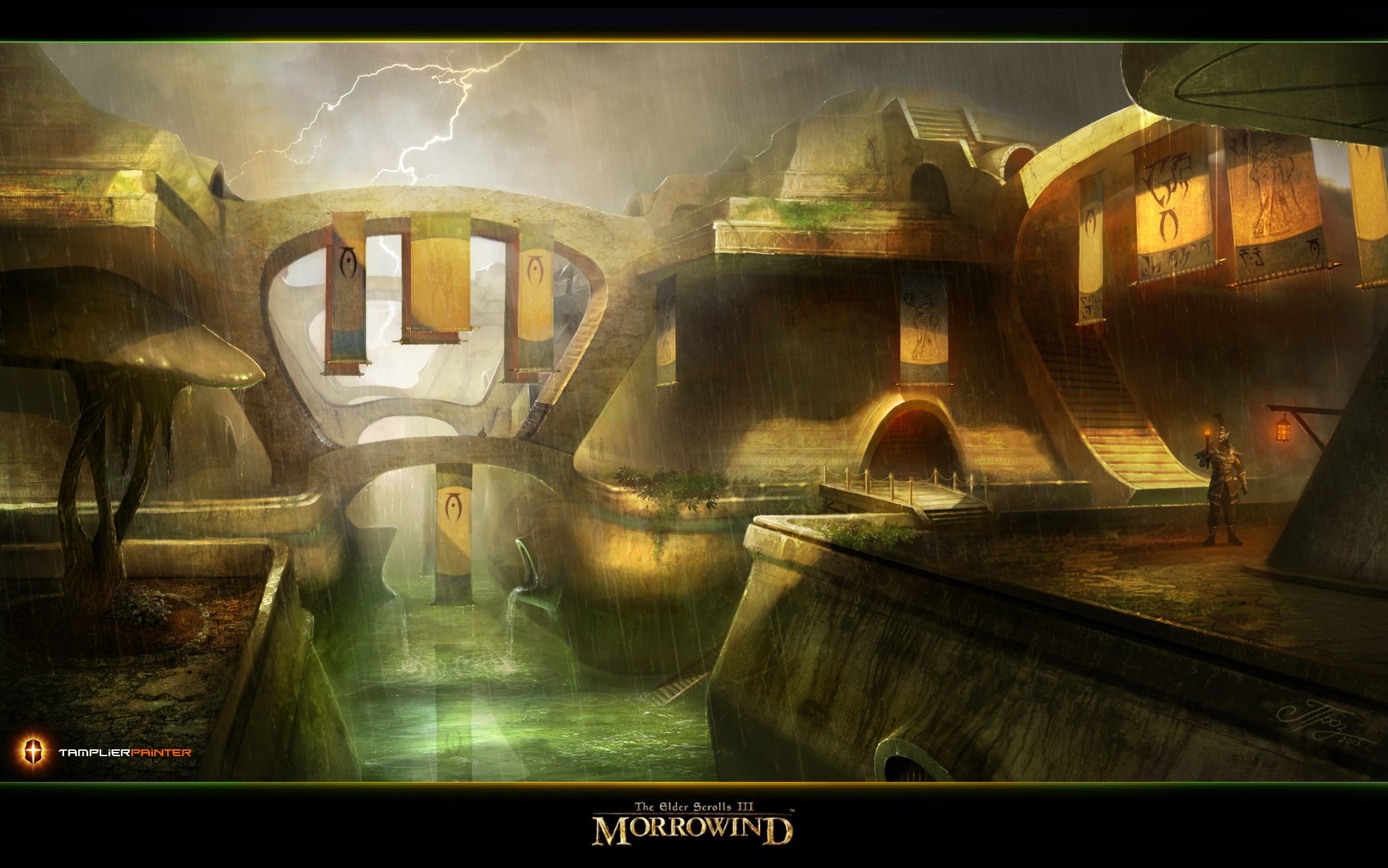 1080P, the elder scrolls iii morrowind, HD Wallpaper