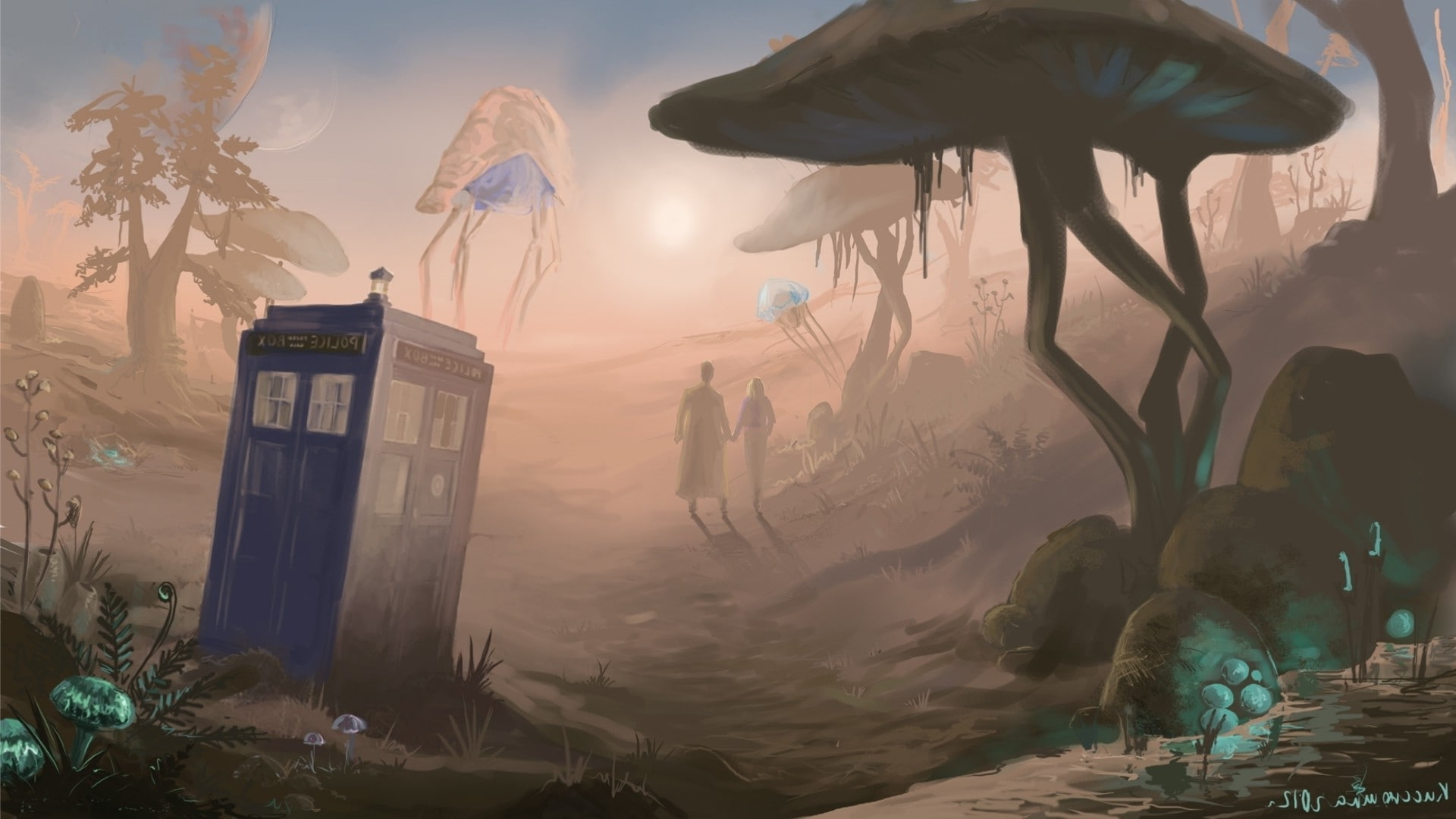 1080P, architecture, creativity, plant, Doctor Who, communication, human representation, beauty in nature, water, tree, The Elder Scrolls III: Morrowind, HD Wallpaper