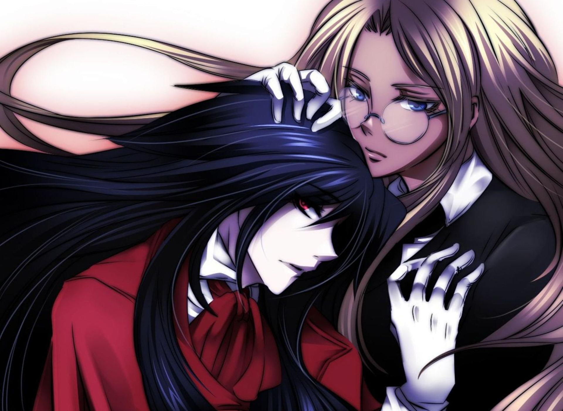 female, integra, 1080P, vampire, hellsing, alucard, HD Wallpaper