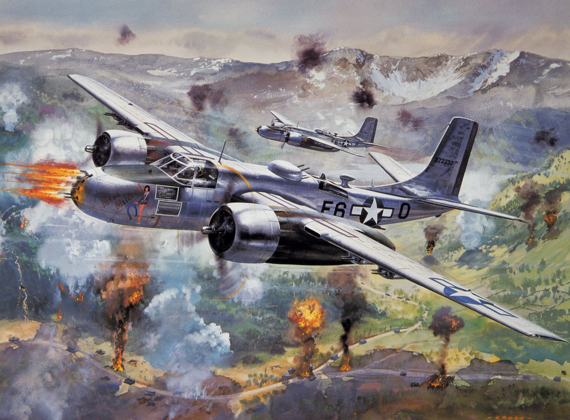 1080P, Bombers, Douglas A-26 Invader, HD Wallpaper