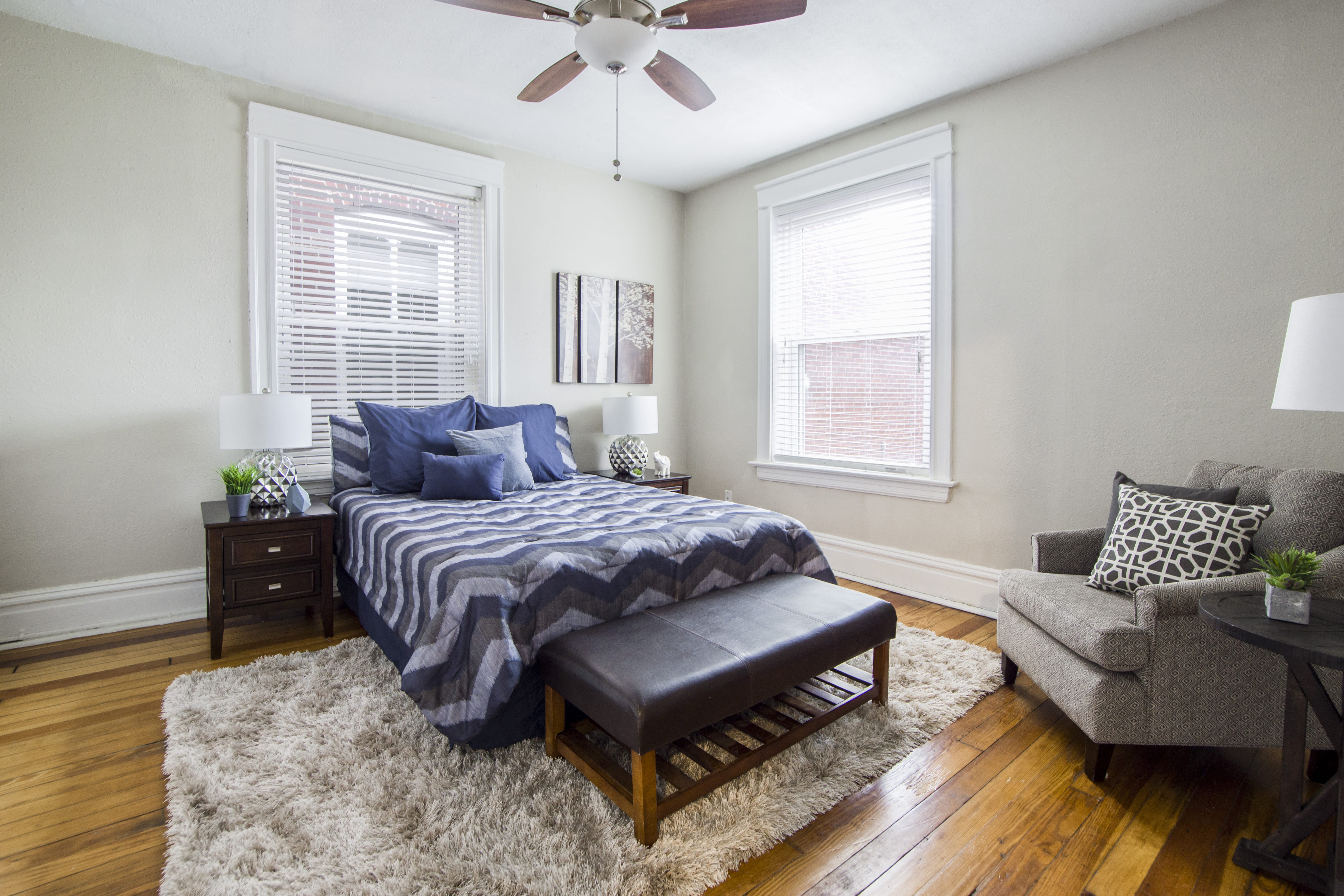 pillow, home interior, cozy, lifestyles, window, day, side table, walled, bed, wealth, home, chair, furniture, inside, lamps, 5K, interior, interior design, HD Wallpaper