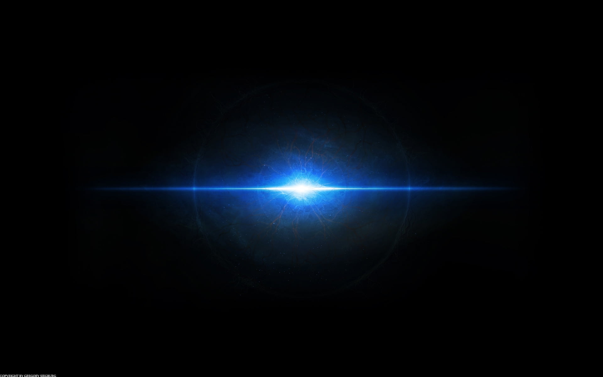 pattern, illuminated, sky, flare Stack, space, science, circle, backgrounds, blue, star - space, astronomy, nature, photographic Effects, black Color, flash, HD Wallpaper