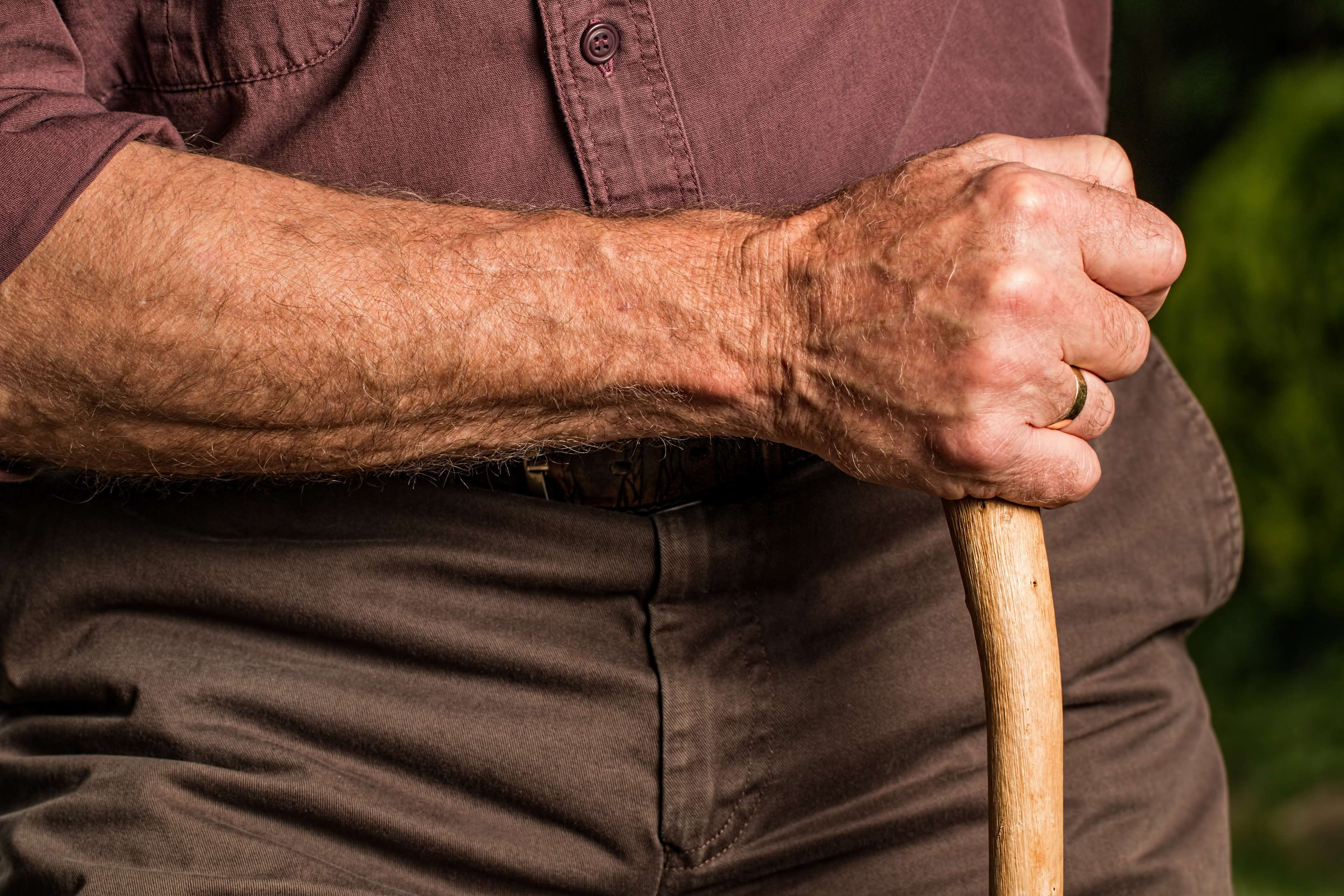 human hand, contemplation, senior men, human limb, men, dirty, depression - sadness, senior adult, old person, elder, holding, skin, focus on foreground, HD Wallpaper