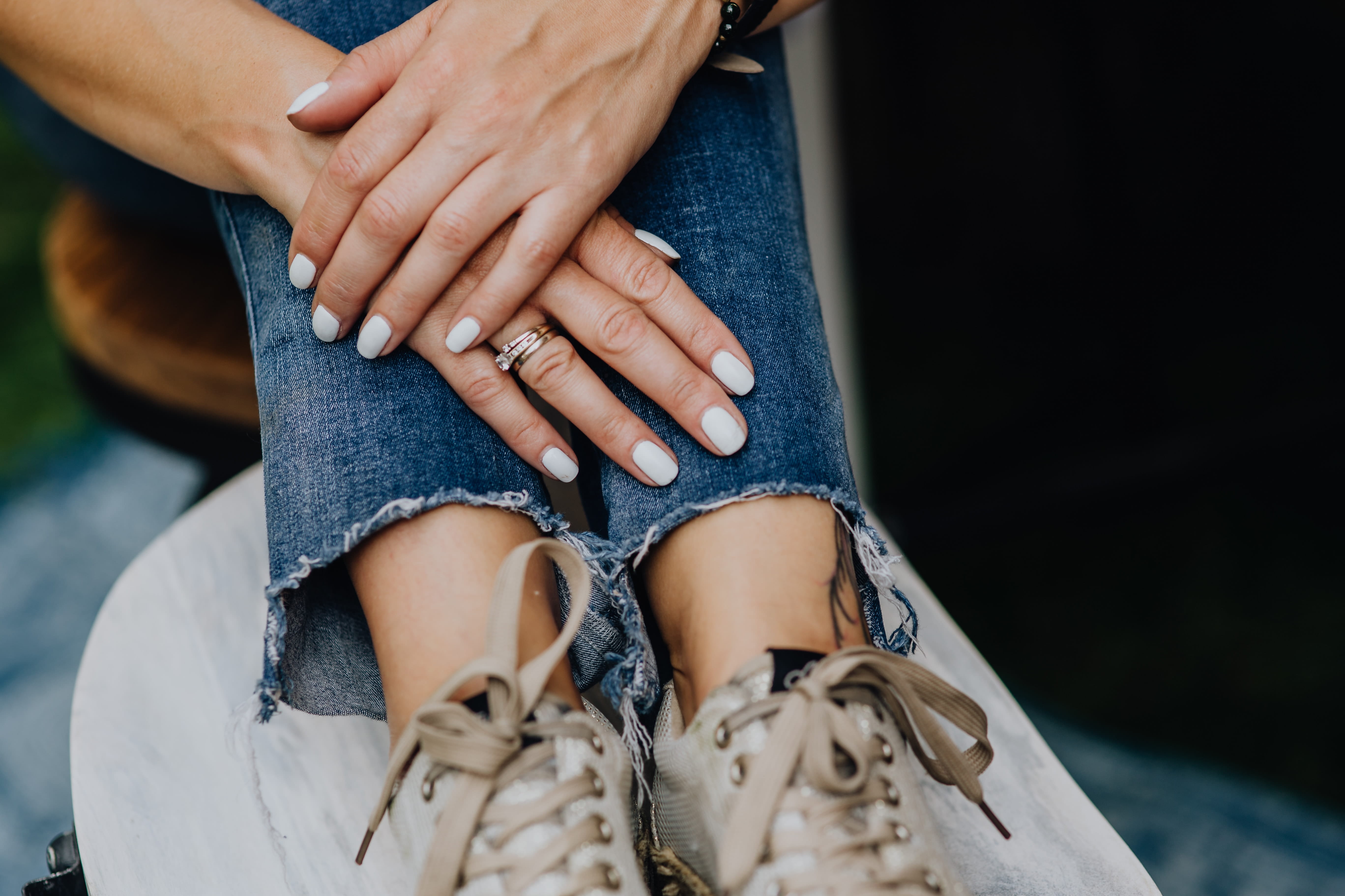 watch, jewelery, body part, women, hand, details, ring, style, tan, stripes, low section, love, glamour, golden, rings, jeans, outfit, navy, couple - relationship, HD Wallpaper