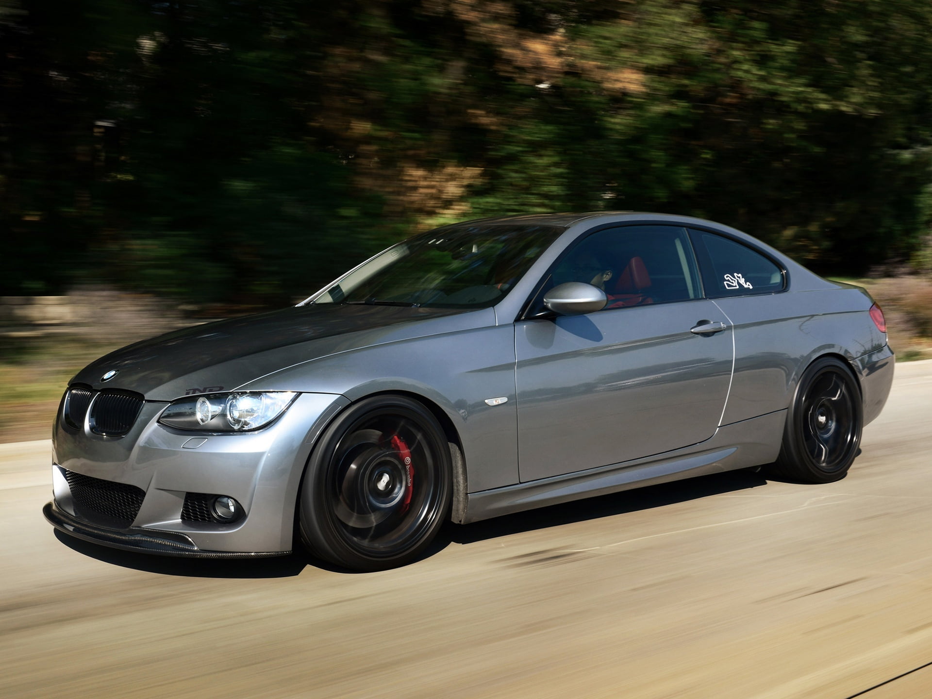Beautiful, Machine, E92, gray, Desktop, Rides, plant, day, Automobiles, land vehicle, wheel, tree, city, Tuning, outdoors, IND, Coupe, HD Wallpaper