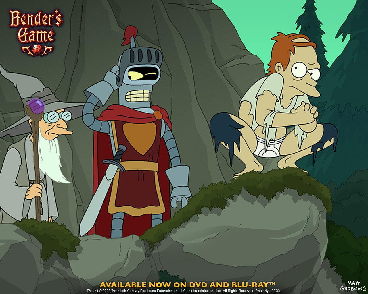 Professor Farnsworth, Futurama, Bender (Futurama), 720P, HD Wallpaper