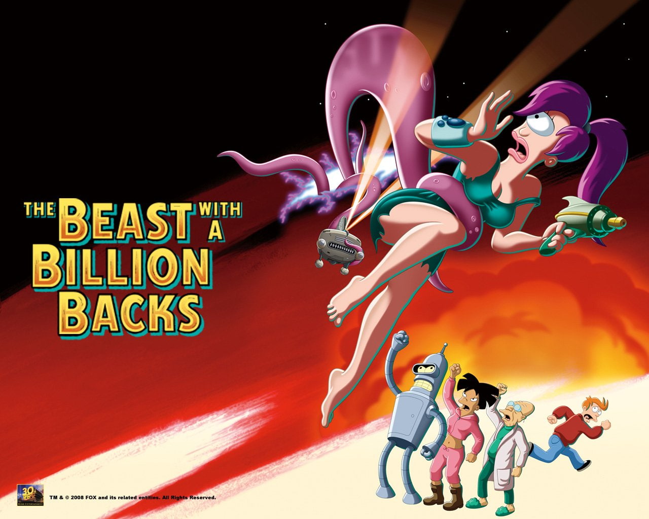 Futurama, Professor Farnsworth, Amy Wong, 720P, Fry (Futurama), Leela (Futurama), Bender (Futurama), HD Wallpaper