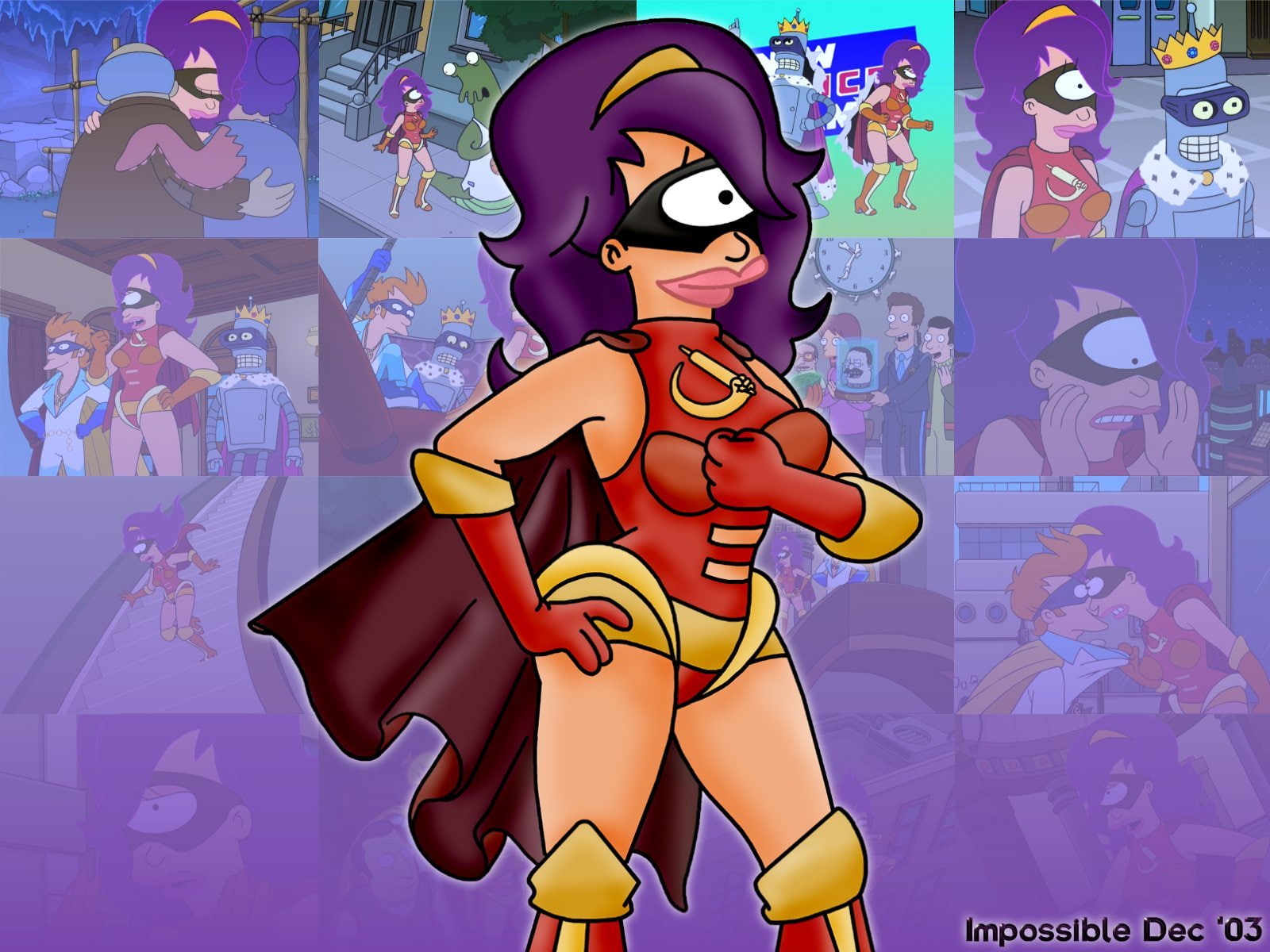 futurama, turanga, 720P, leela, HD Wallpaper