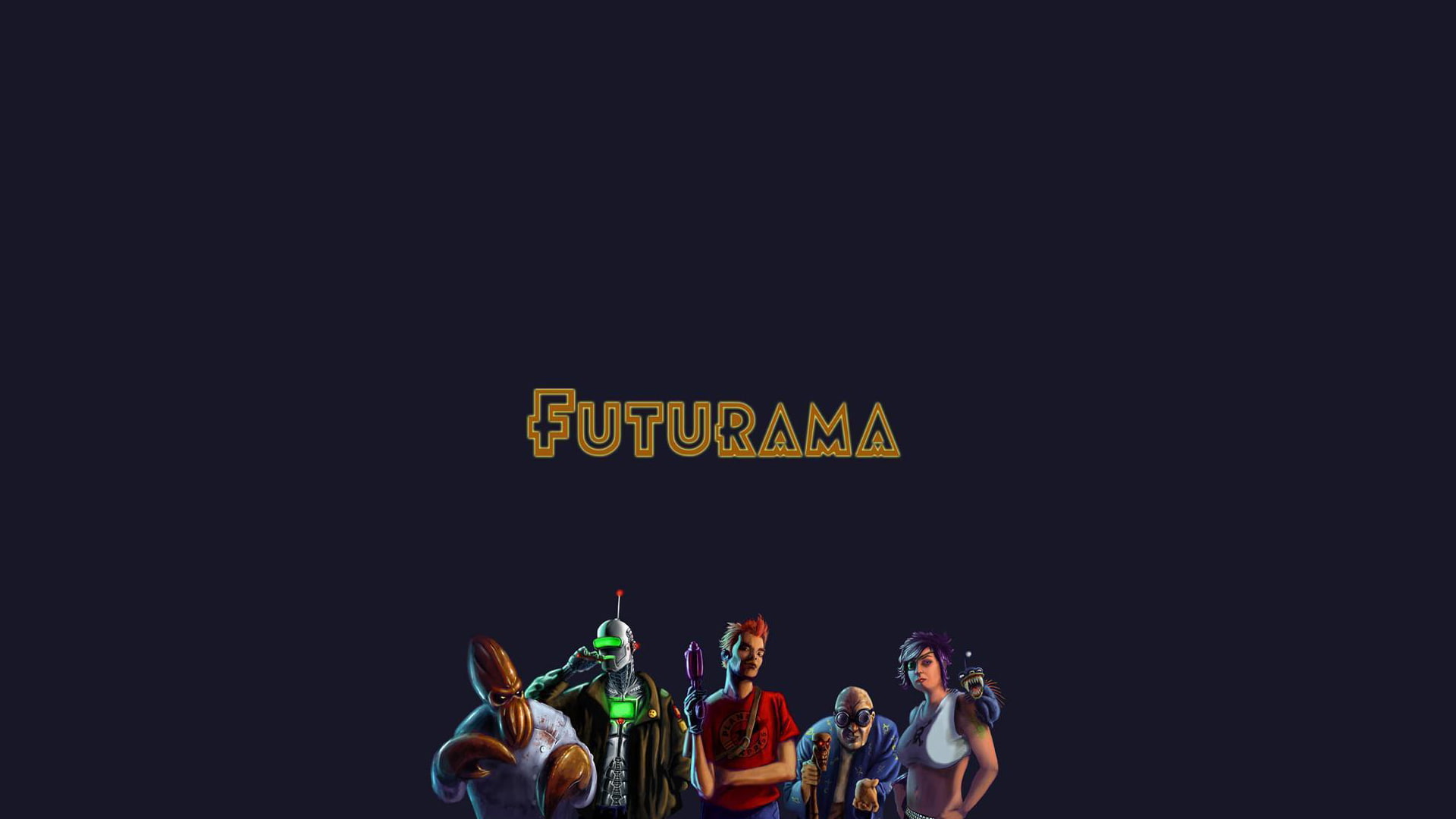 art, fry, turanga, farnsworth, leela, alternate, professor, futurama, bender, 1080P, philip, alternative, zoidberg, HD Wallpaper