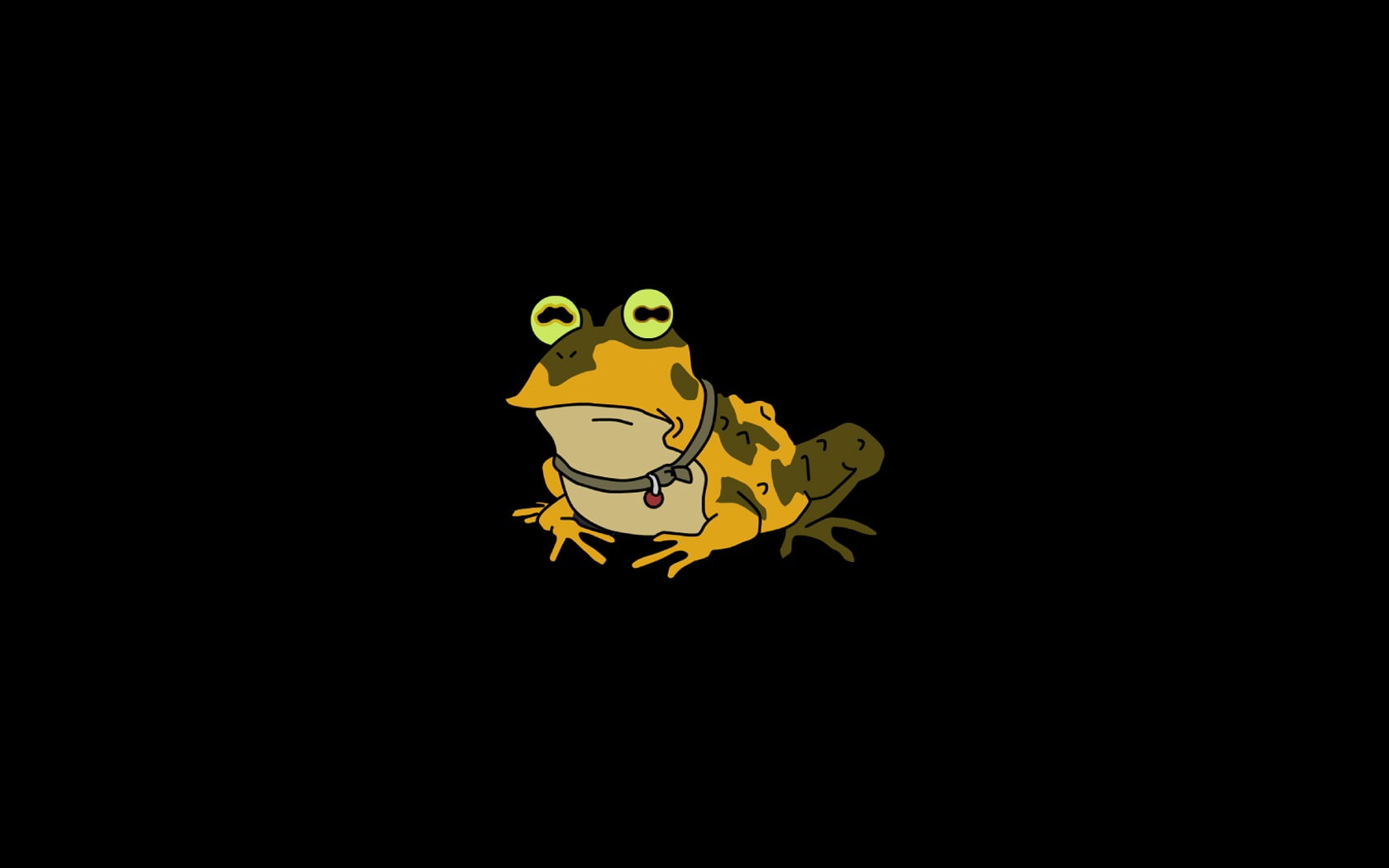 black, hypnotoad, futurama, 720P, cartoon/comic, hd, HD Wallpaper
