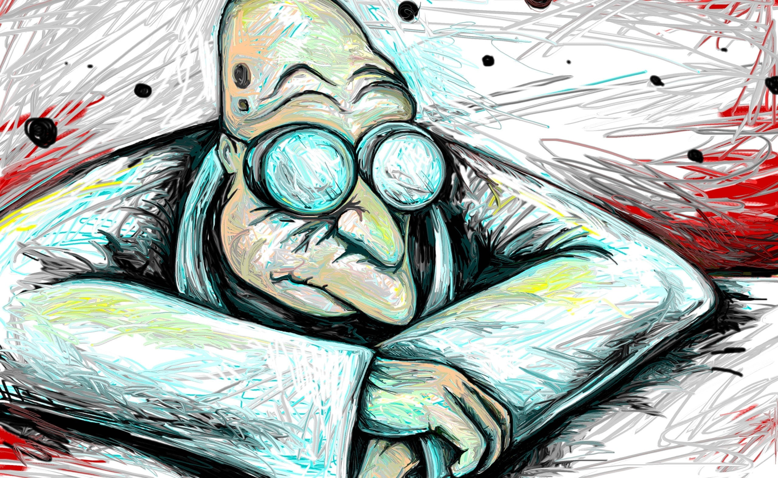 no people, backgrounds, collection, goggles, man, design, wearing, craft, variation, paint, choice, multi colored, Futurama, still life, full frame, artwork, HD Wallpaper