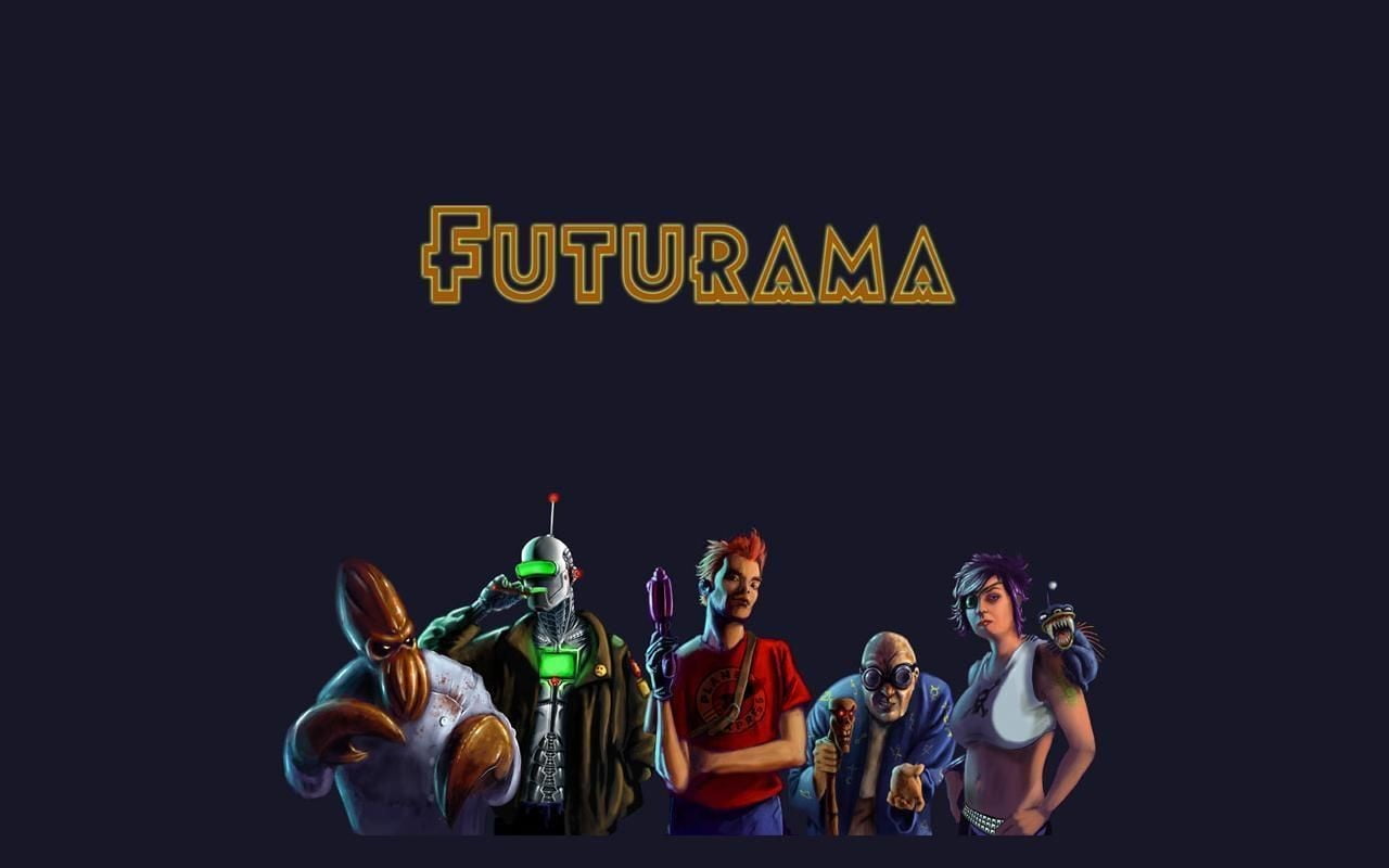 copy space, text, adult, women, representation, 720P, indoors, men, people, Futurama, young men, script, western script, group of people, human representation, HD Wallpaper