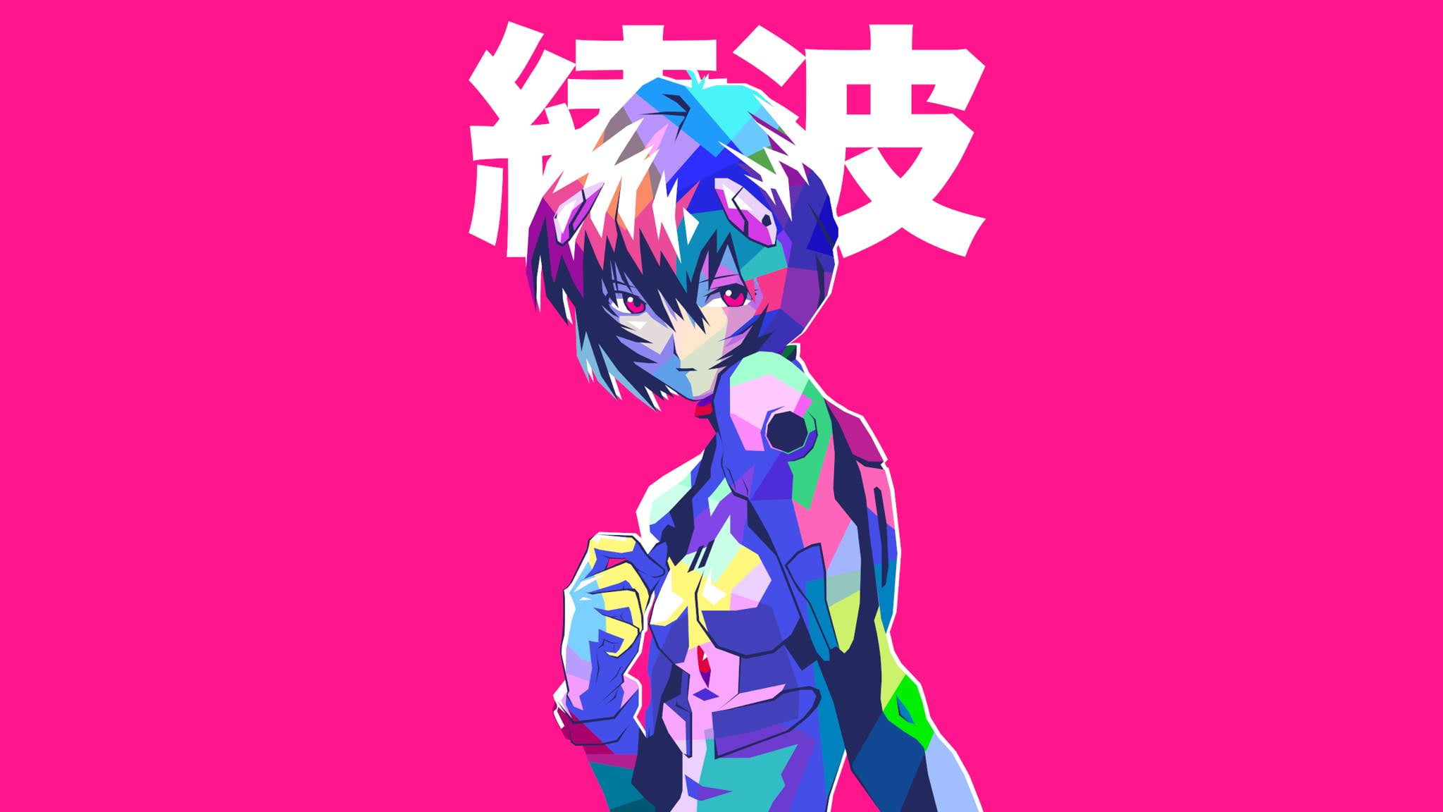 anime girls, 1080P, Ayanami Rei, artwork, Evangelion Anima, HD Wallpaper
