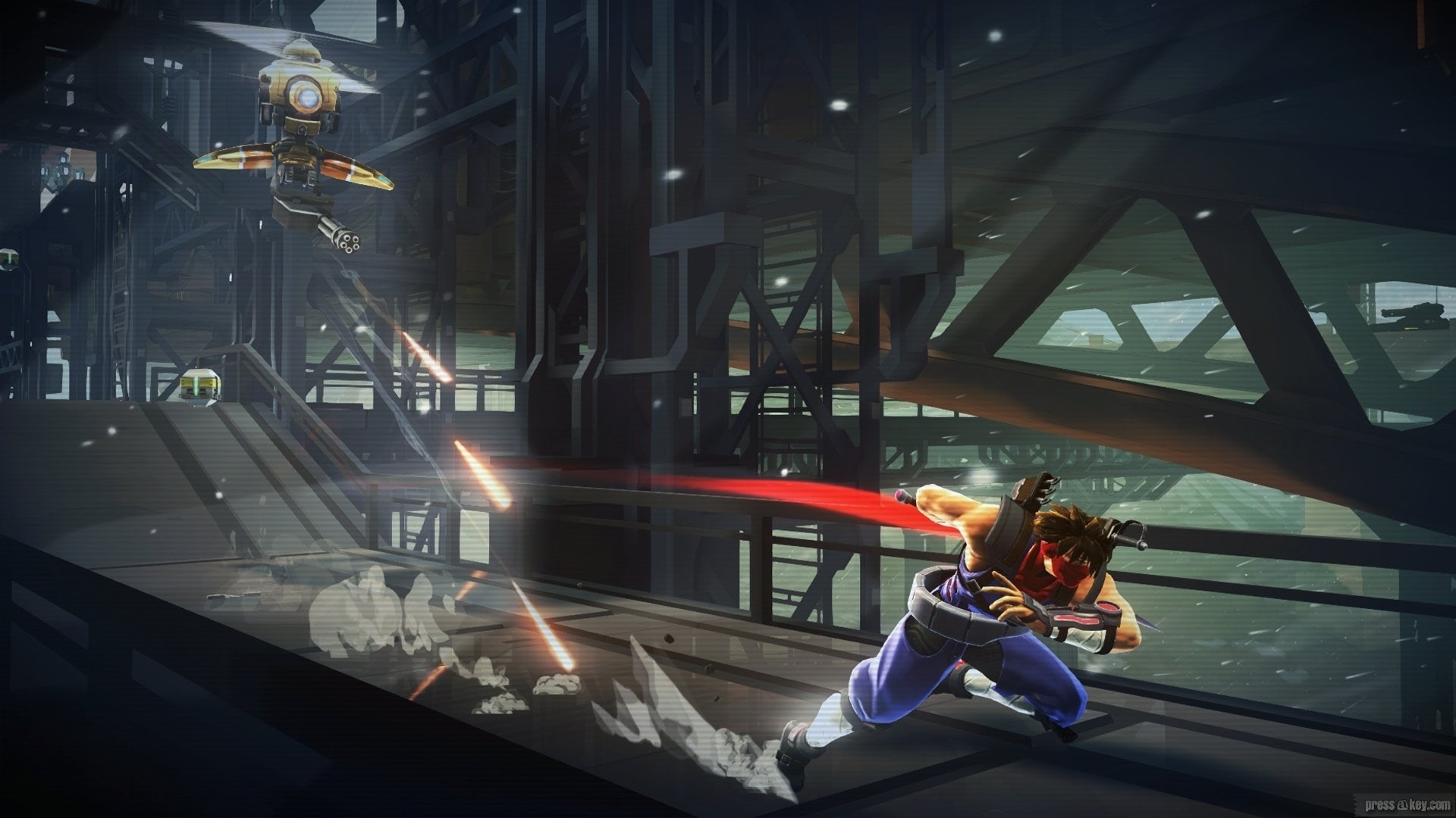 1080P, fantasy, warrior, scrolling, strider, fighting, platform, sci fi, HD Wallpaper