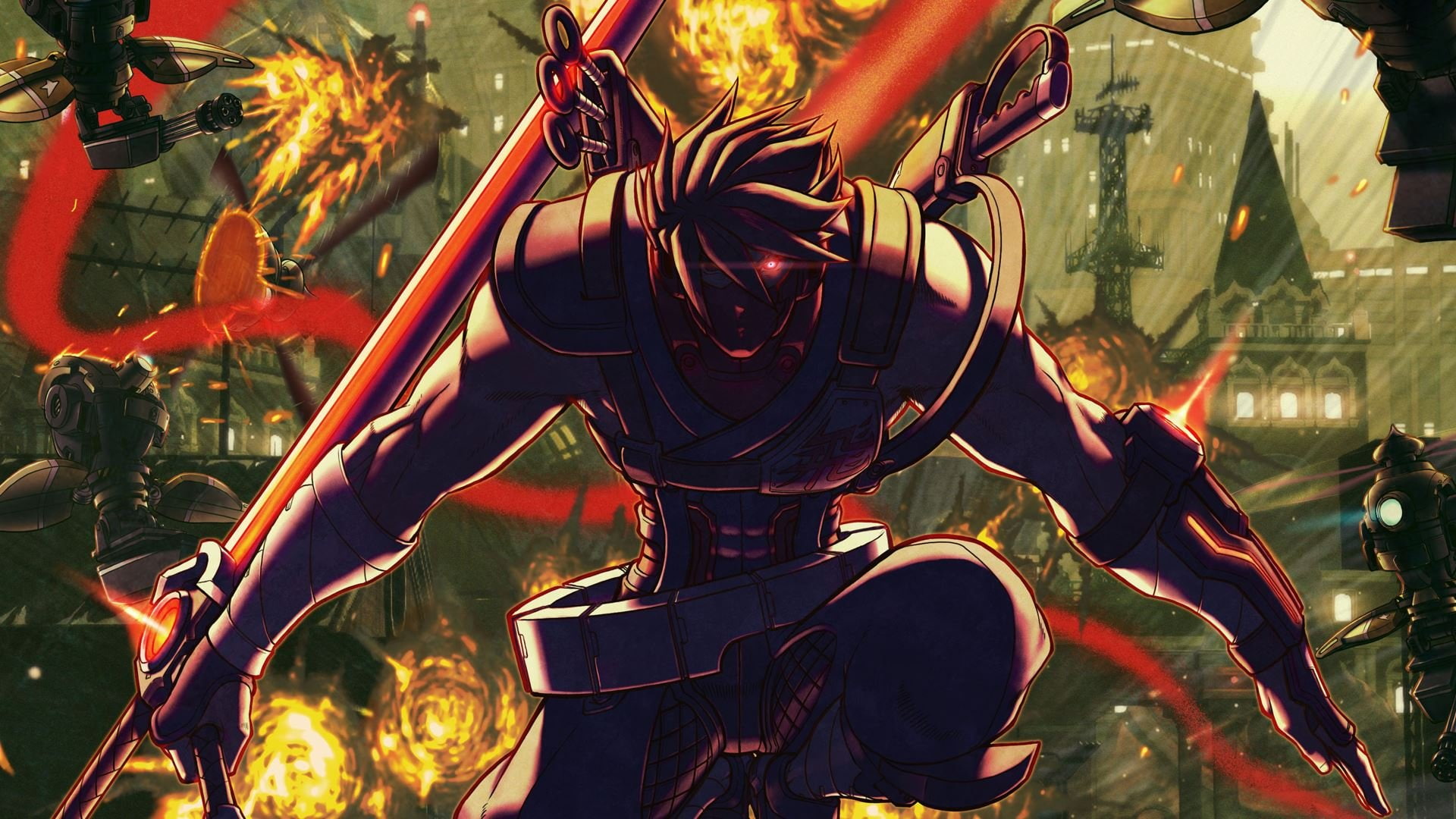 strider, platform, fantasy, sci fi, 1080P, fighting, scrolling, warrior, HD Wallpaper