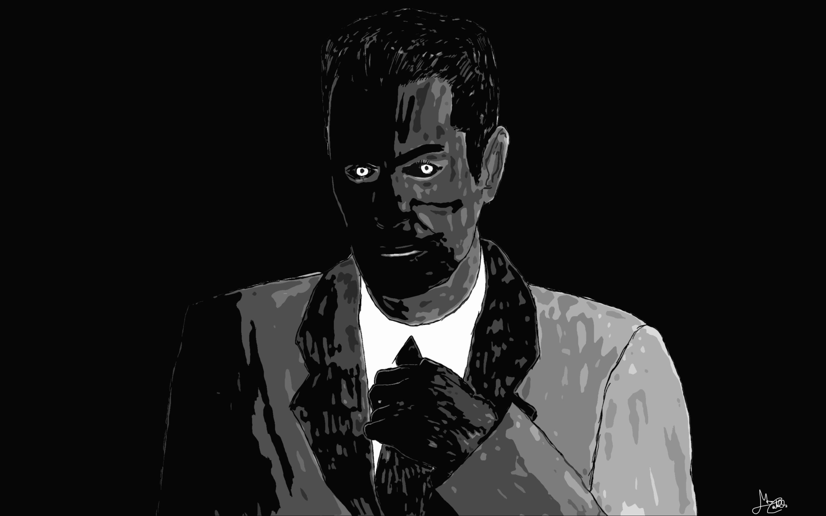 monochrome, 2K, Half-Life, Half-Life 2, HD Wallpaper