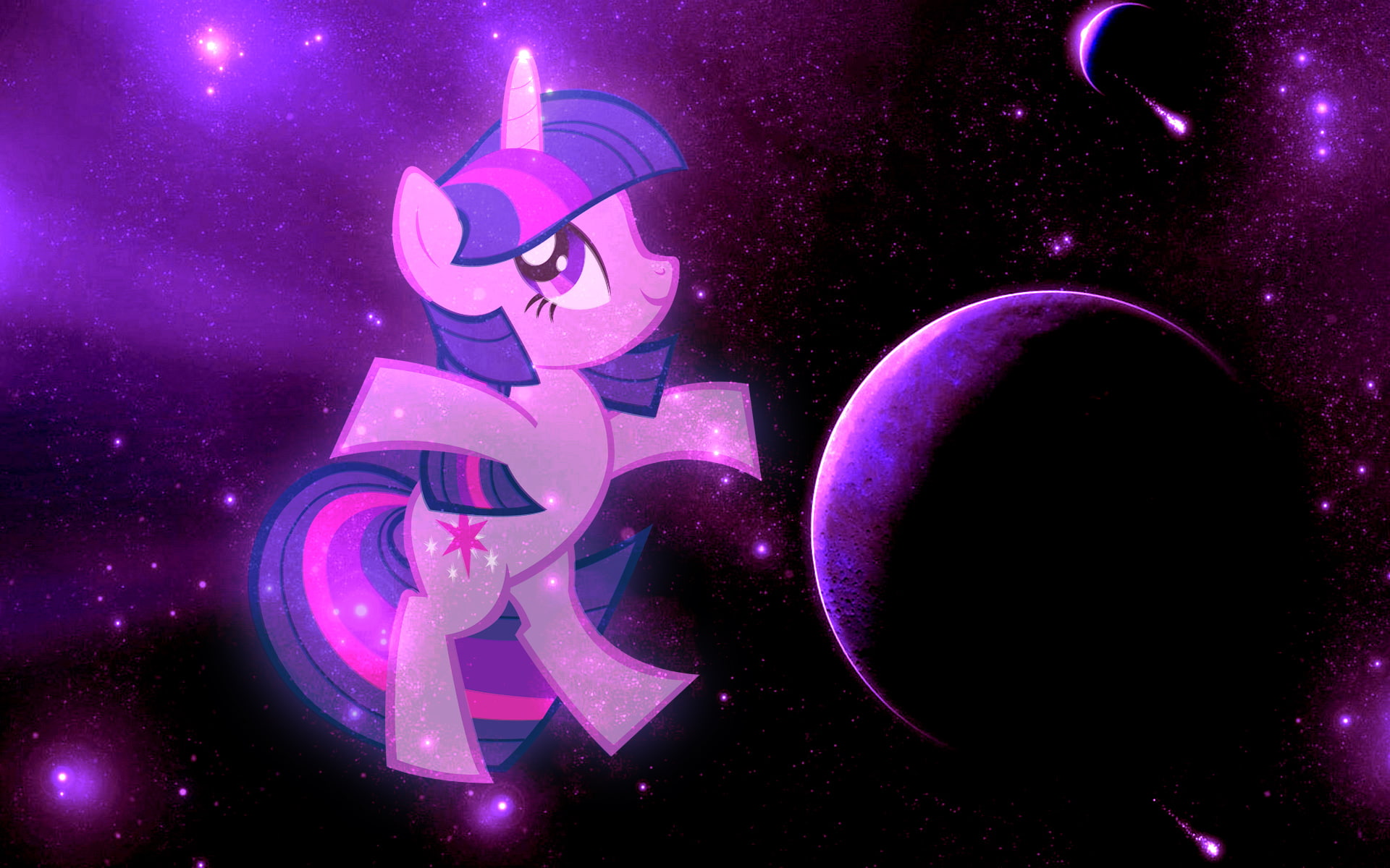 magic, 1080P, friendship, unicorns, pony, pink, sparkle, twilight, HD Wallpaper