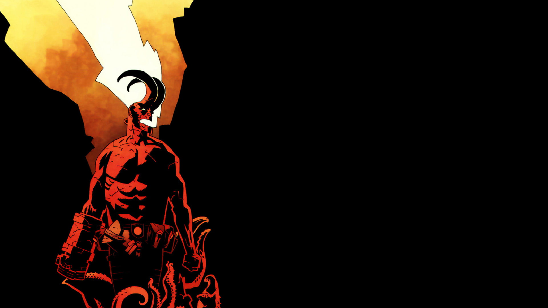 1080P, Hellboy, HD Wallpaper