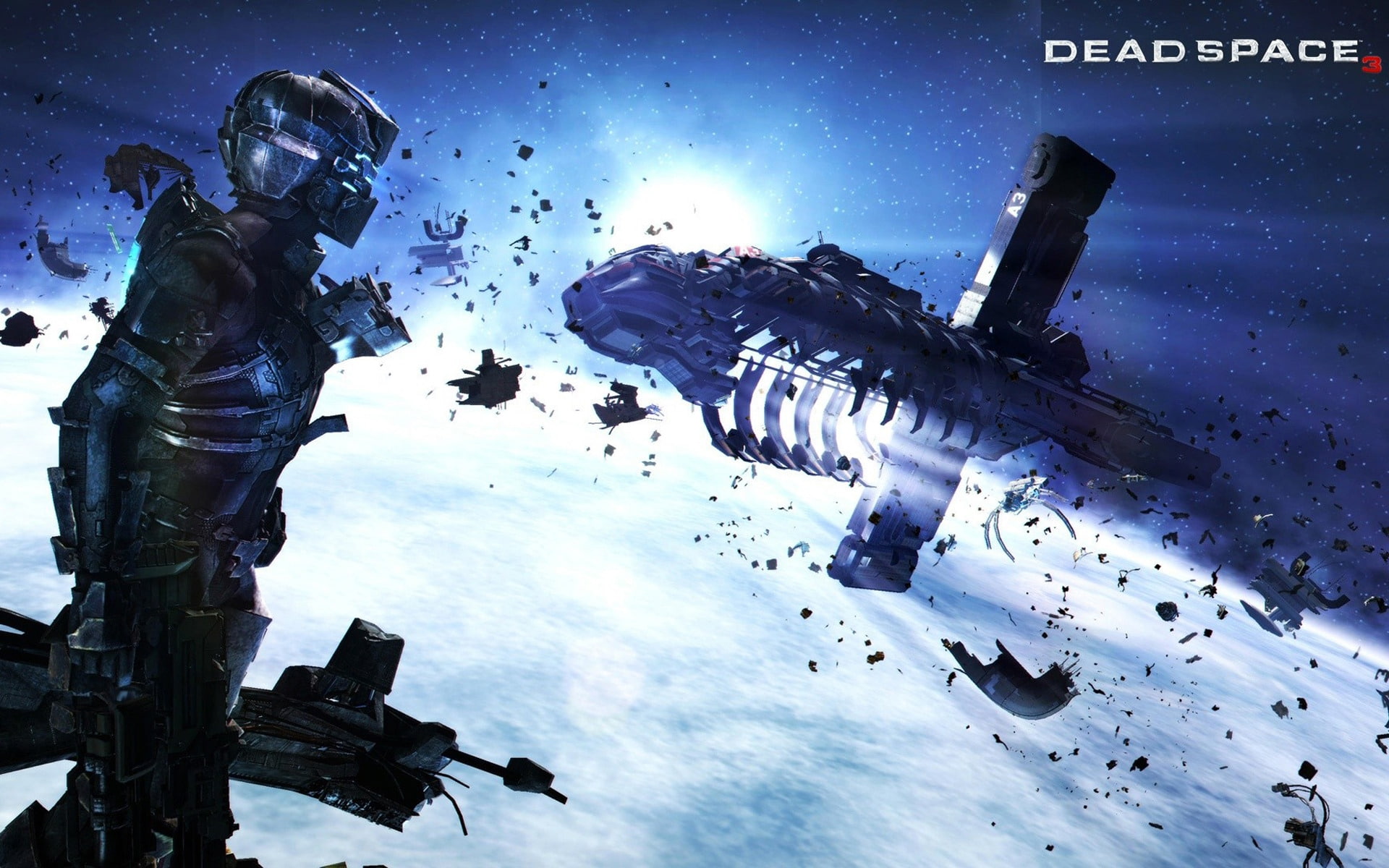 space, action, future, 1080P, guns, dead, blood, HD Wallpaper