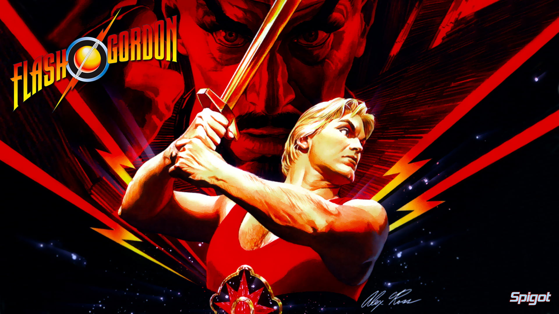 George Spigot, Spigot, movie poster, Flash Gordon, 1080P, HD Wallpaper