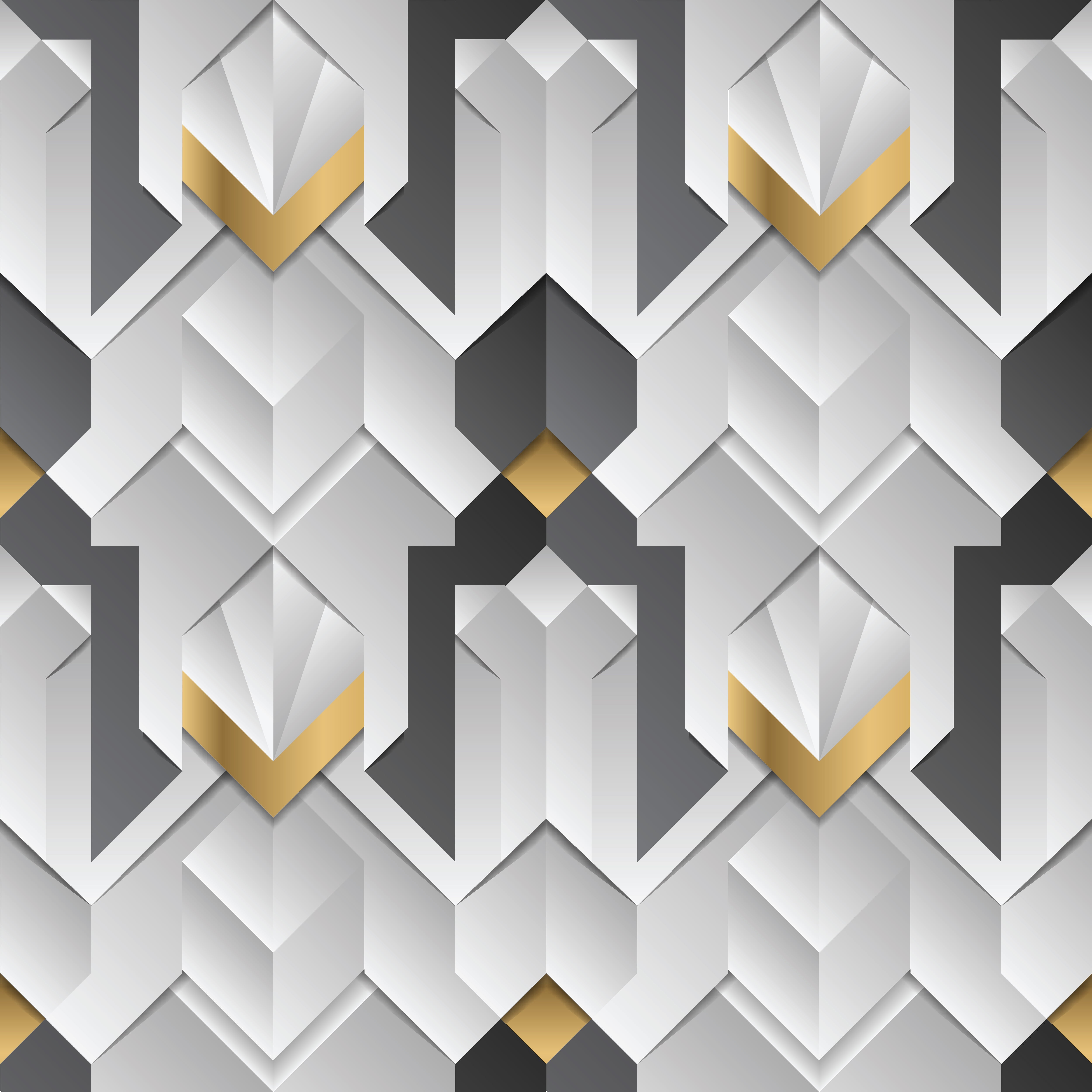grey, stripes, geometric, elements, abstraction, white, geometry, 4K, golden, element, gold, decor, Phone HD Wallpaper